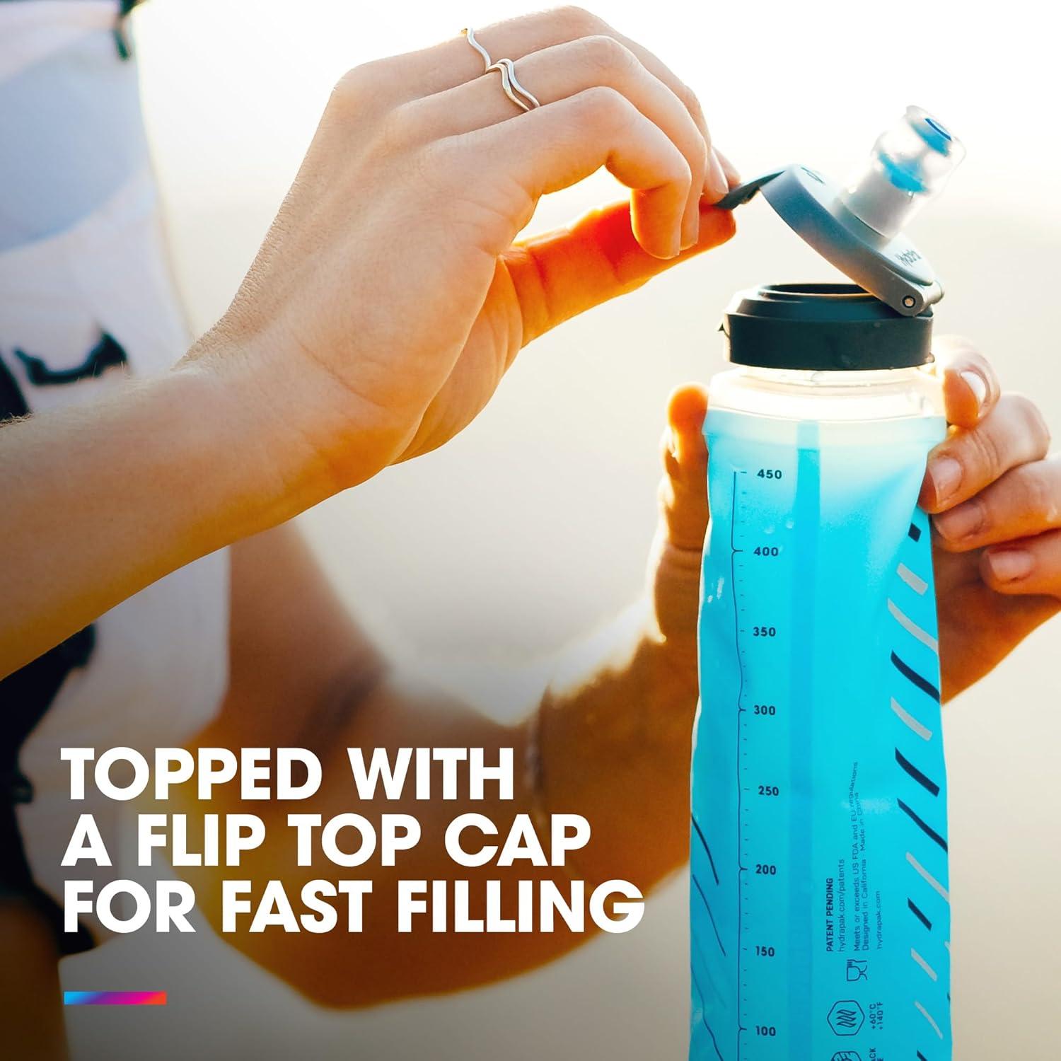 Botella Flexible HydraPak SoftFlask Speed 500ml - Colapsable