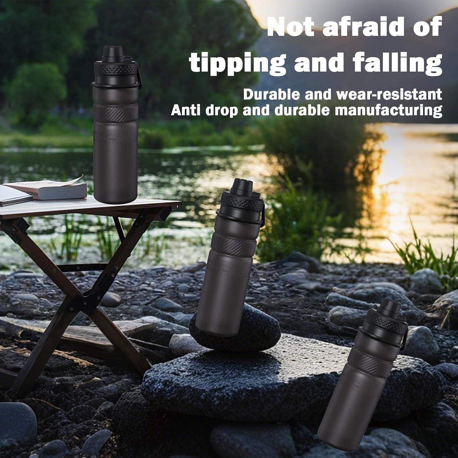 Botella Plegable Paspring 700ml Silicona a Prueba de Fugas