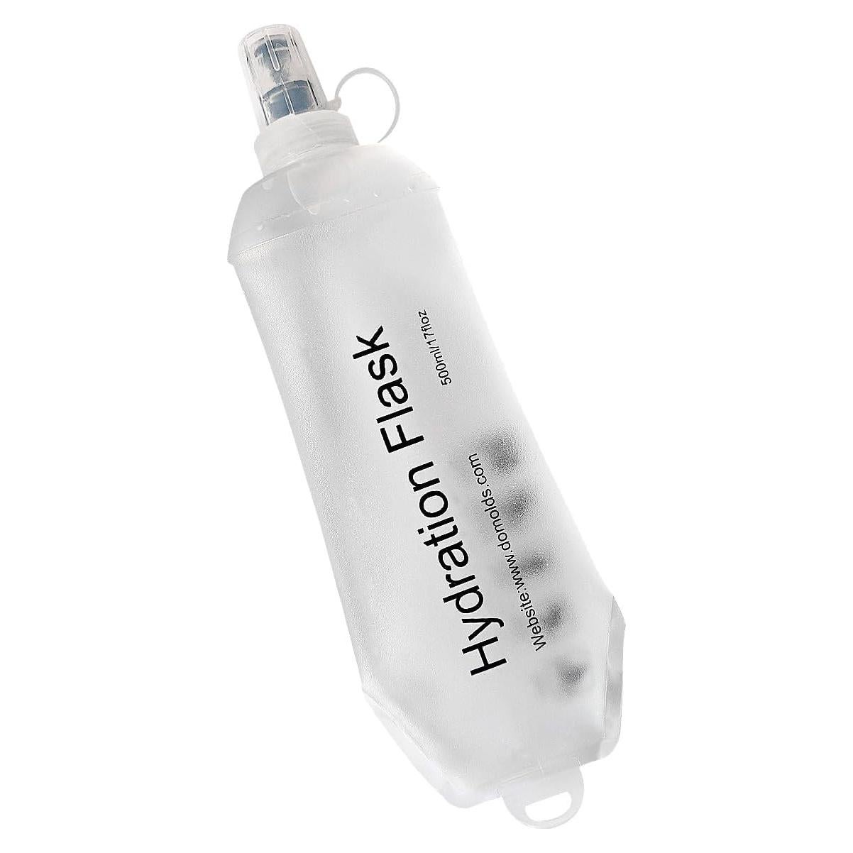 Botella de Agua Colapsable WILDREEDS 500ml Blanca TPU