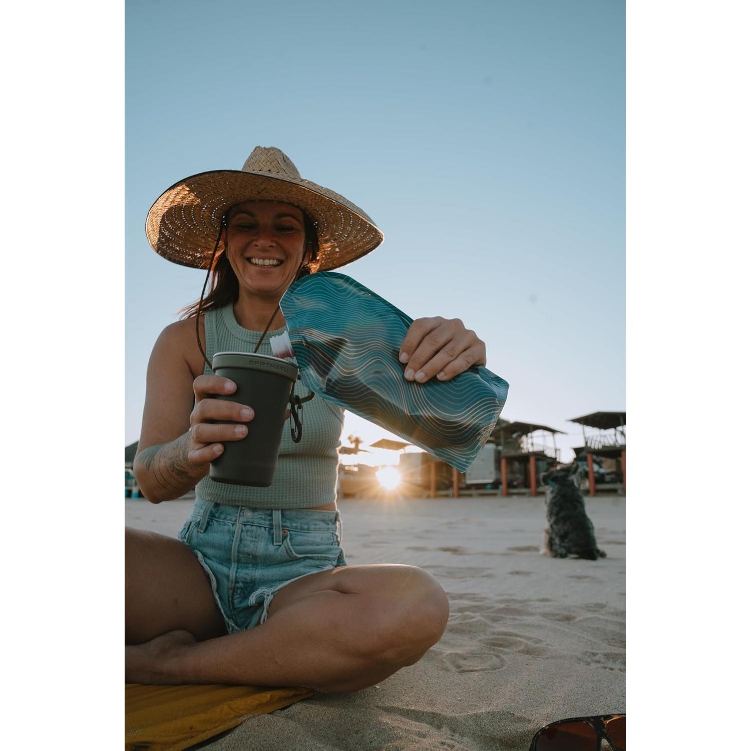 Botella de Vino Flexible Platypus PlatyPreserve 800ml Azul