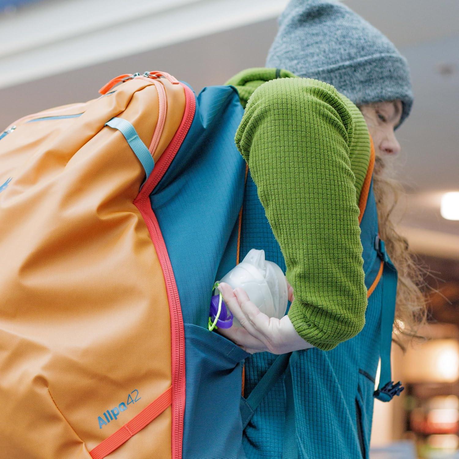 Botella de Agua Colapsable Cnoc Outdoors Vesica 1L Púrpura