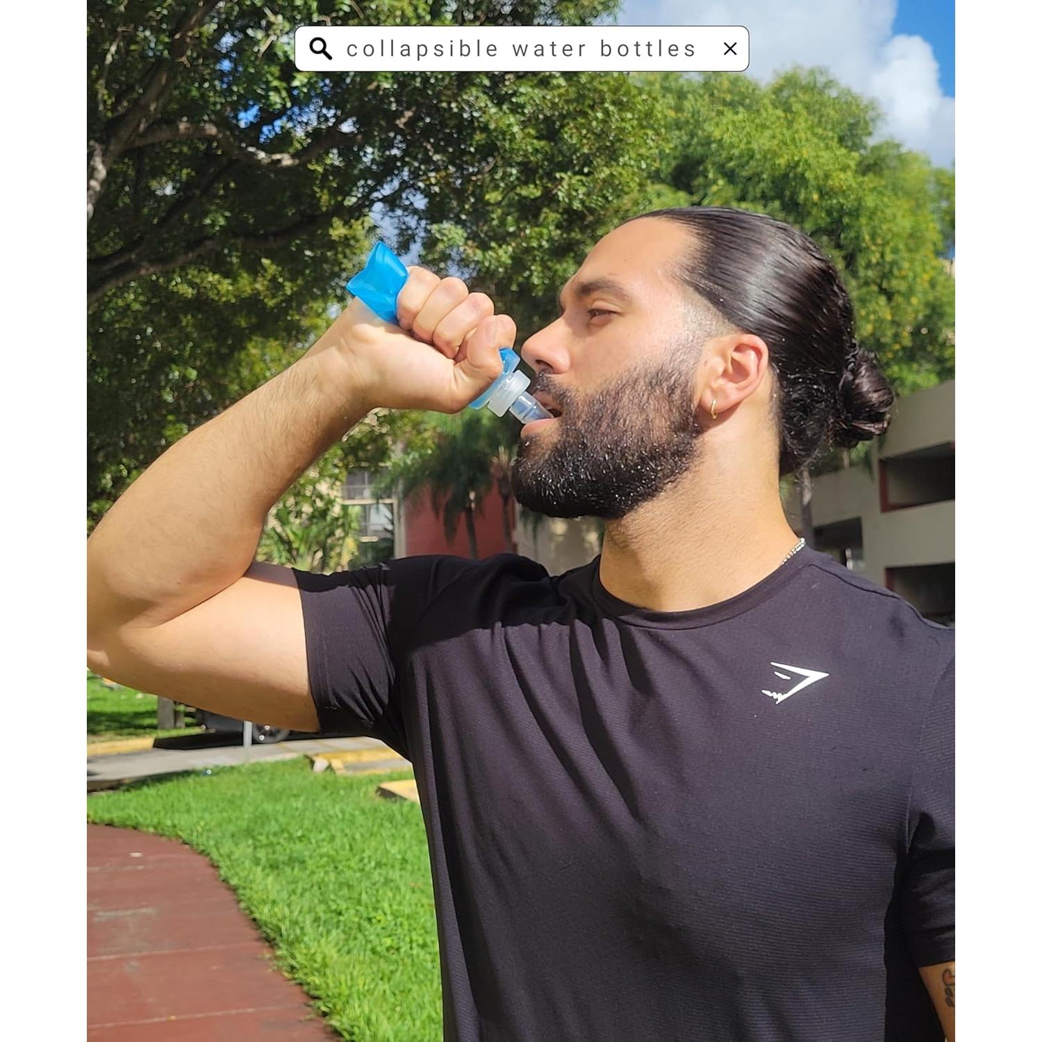 Botella de Agua Colapsable Hastarah 250ml - Paquete Doble