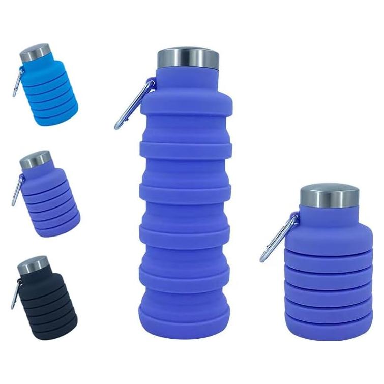 Botella de Agua Plegable VadoWorld 0.5L Silicona Ecológica