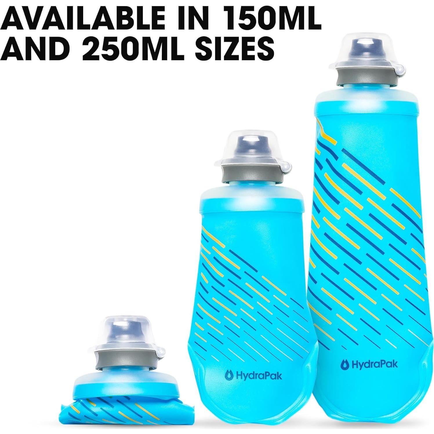 Botella Plegable HydraPak SoftFlask 150ml Libre BPA Azul