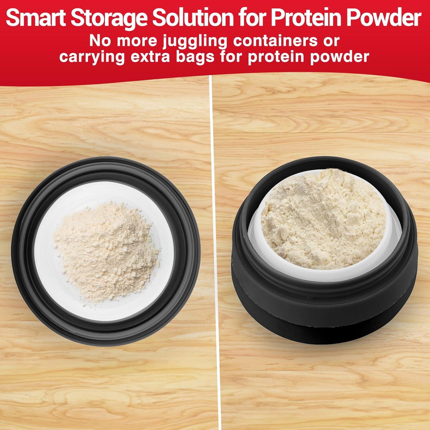 Botella Mezcladora Plegable Tilcore 600ml Silicona a Prueba de Fugas