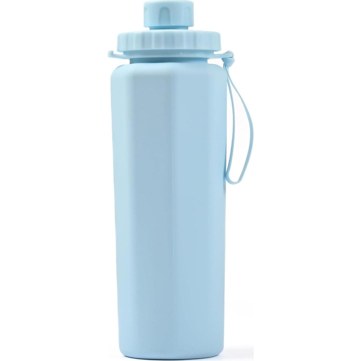 Botella de Agua Plegable COPORISO 600ml Azul Libre BPA