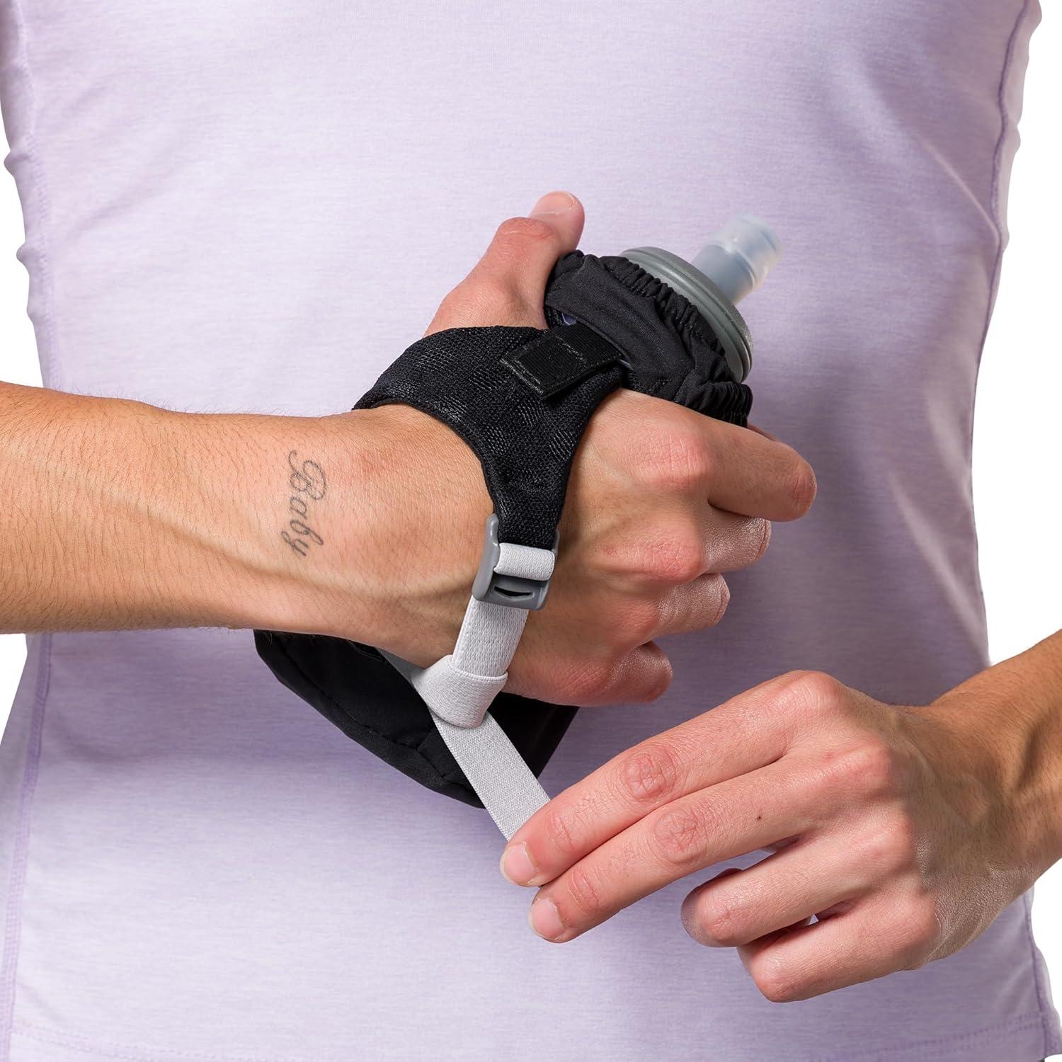 Botella Suave Nathan Pinnacle 532 mL Negra Colapsable