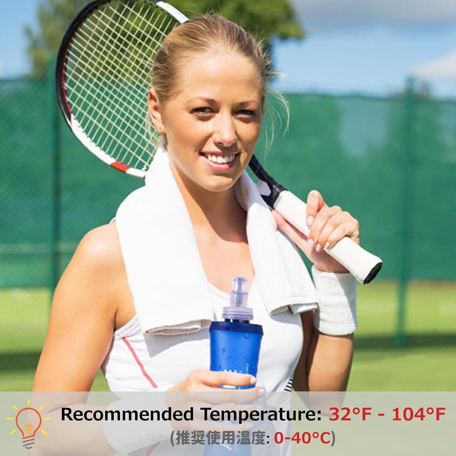 Botella de Agua Colapsable Azarxis TPU Soft Flask 250ml 500ml