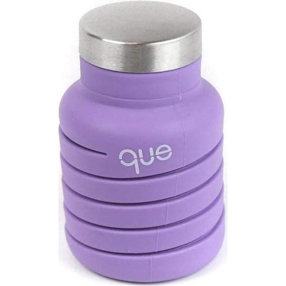 Botella de Agua Plegable que - 0.35L Acero Inoxidable Violeta