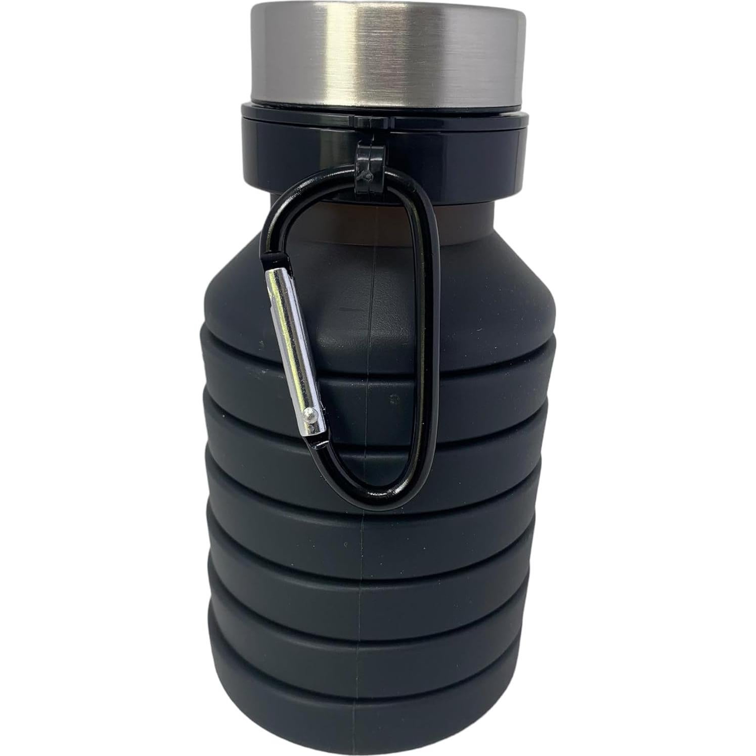 Botella de Agua Plegable Fieldcraft 220g Silicona Negra