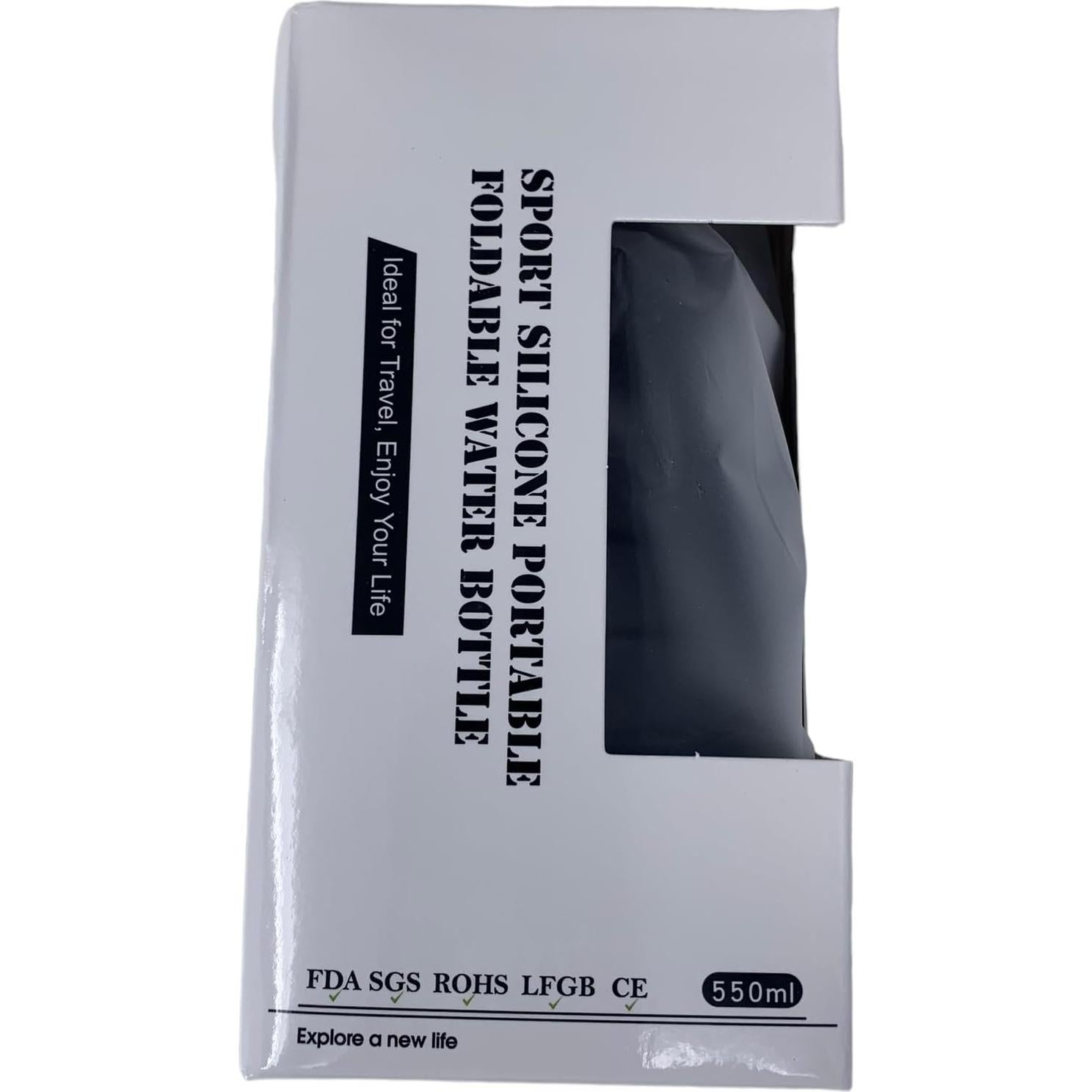 Botella de Agua Plegable Fieldcraft 220g Silicona Negra