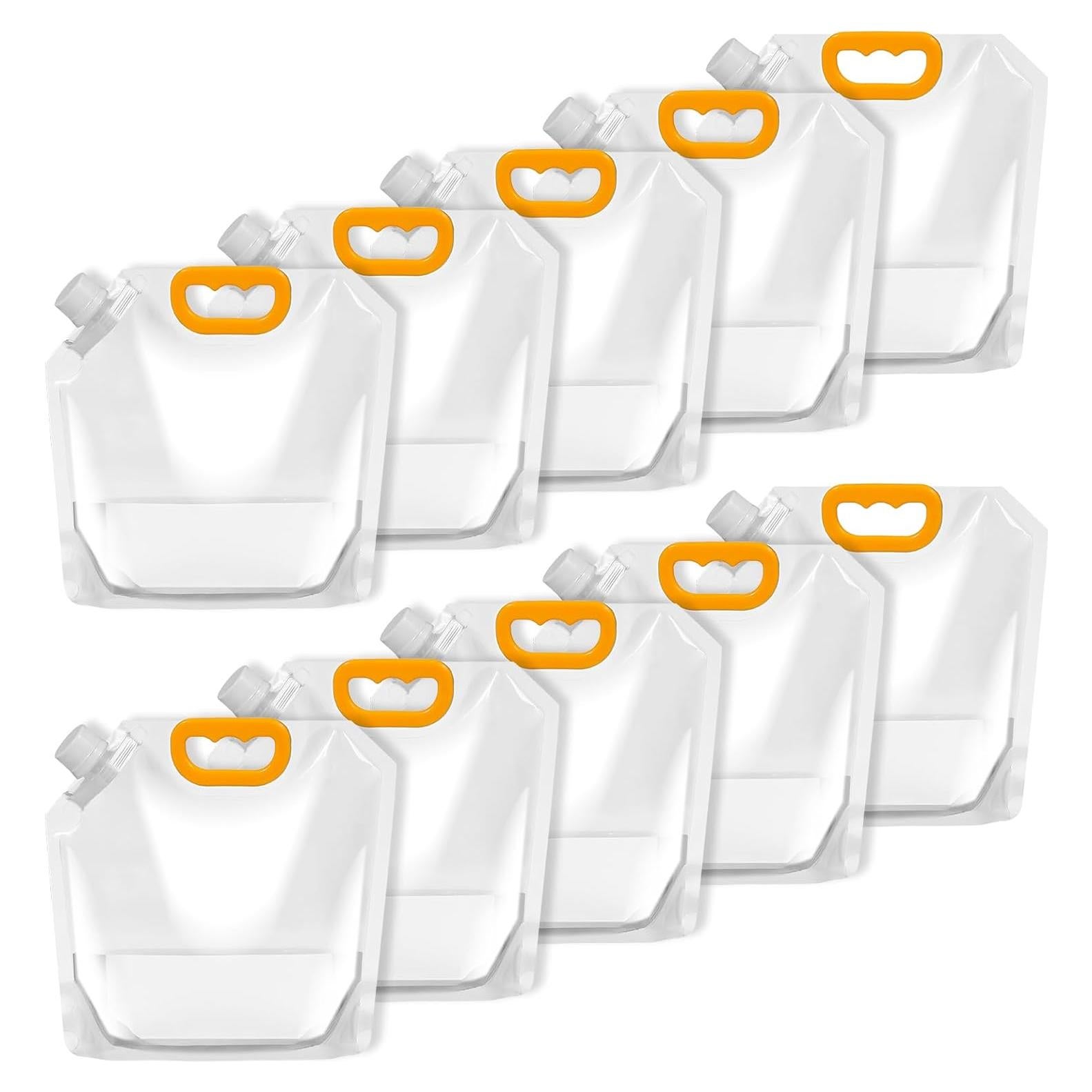 Contenedores de Agua Colapsables ICYANG 10 Piezas 1.5L