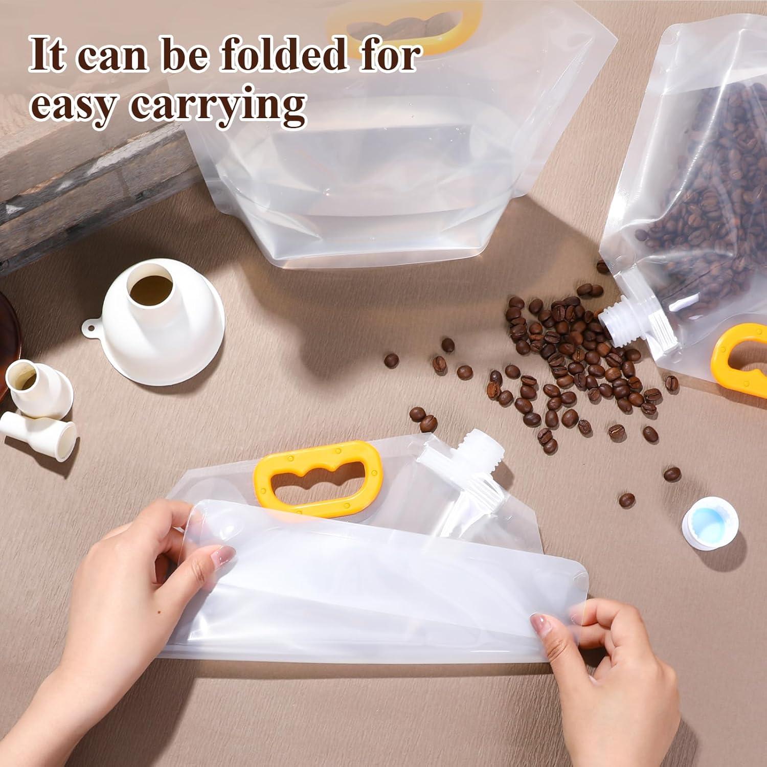 Contenedores de Agua Colapsables ICYANG 10 Piezas 1.5L