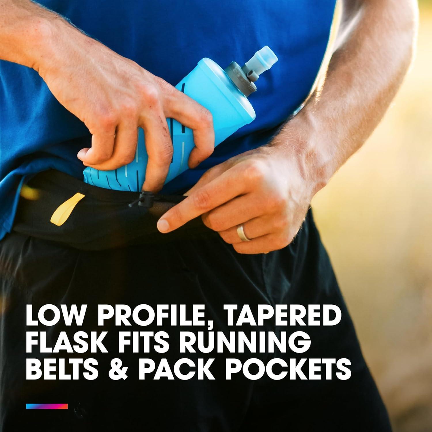 Botella Colapsable HydraPak PocketFlask 500ml Azul