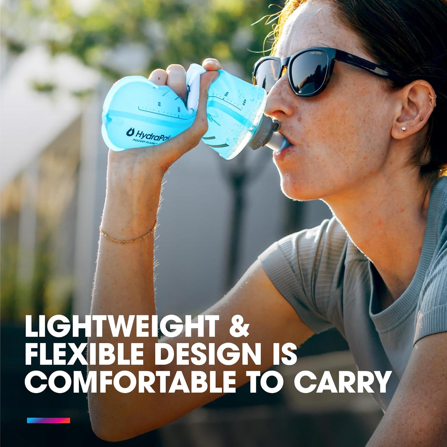 Botella Colapsable HydraPak PocketFlask 500ml Azul