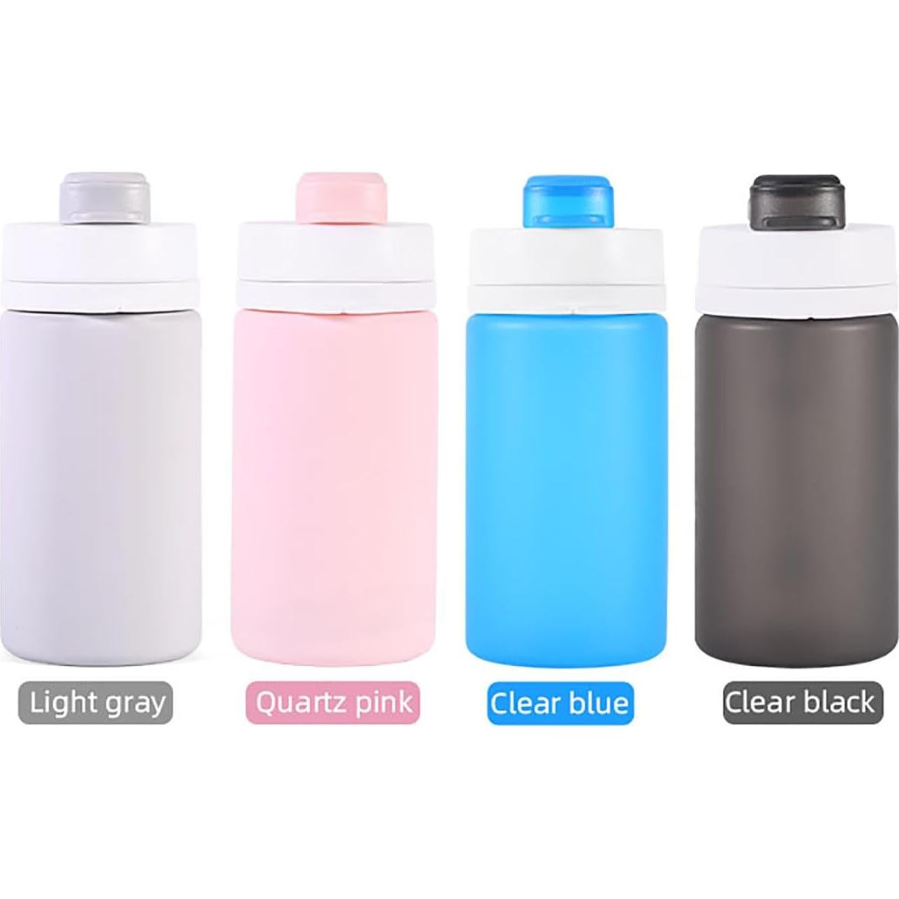 Botella de Agua Plegable VadoWorld 19oz Azul Claro Silicona