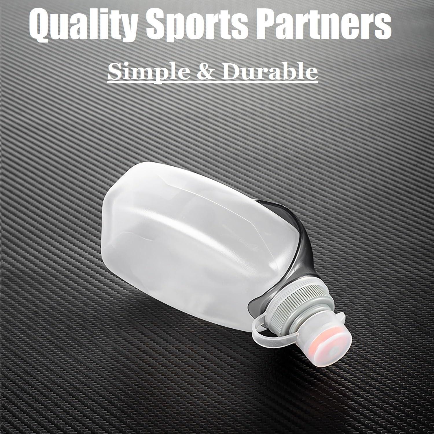 Botella de Agua HECHZSO 250ml con Clip y Tapa Silicona