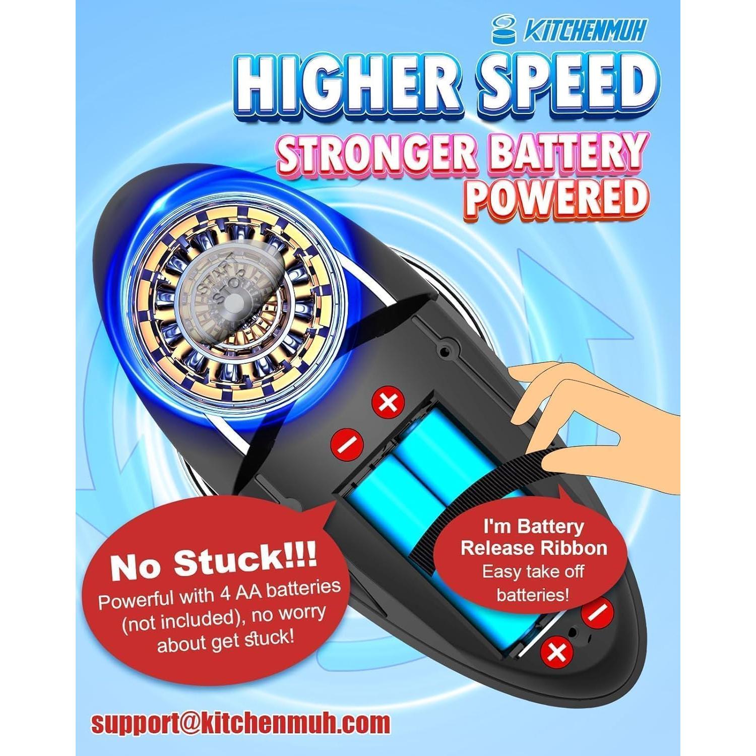 Abrelatas Eléctrico KITCHENMUH Automático para Latas 2024