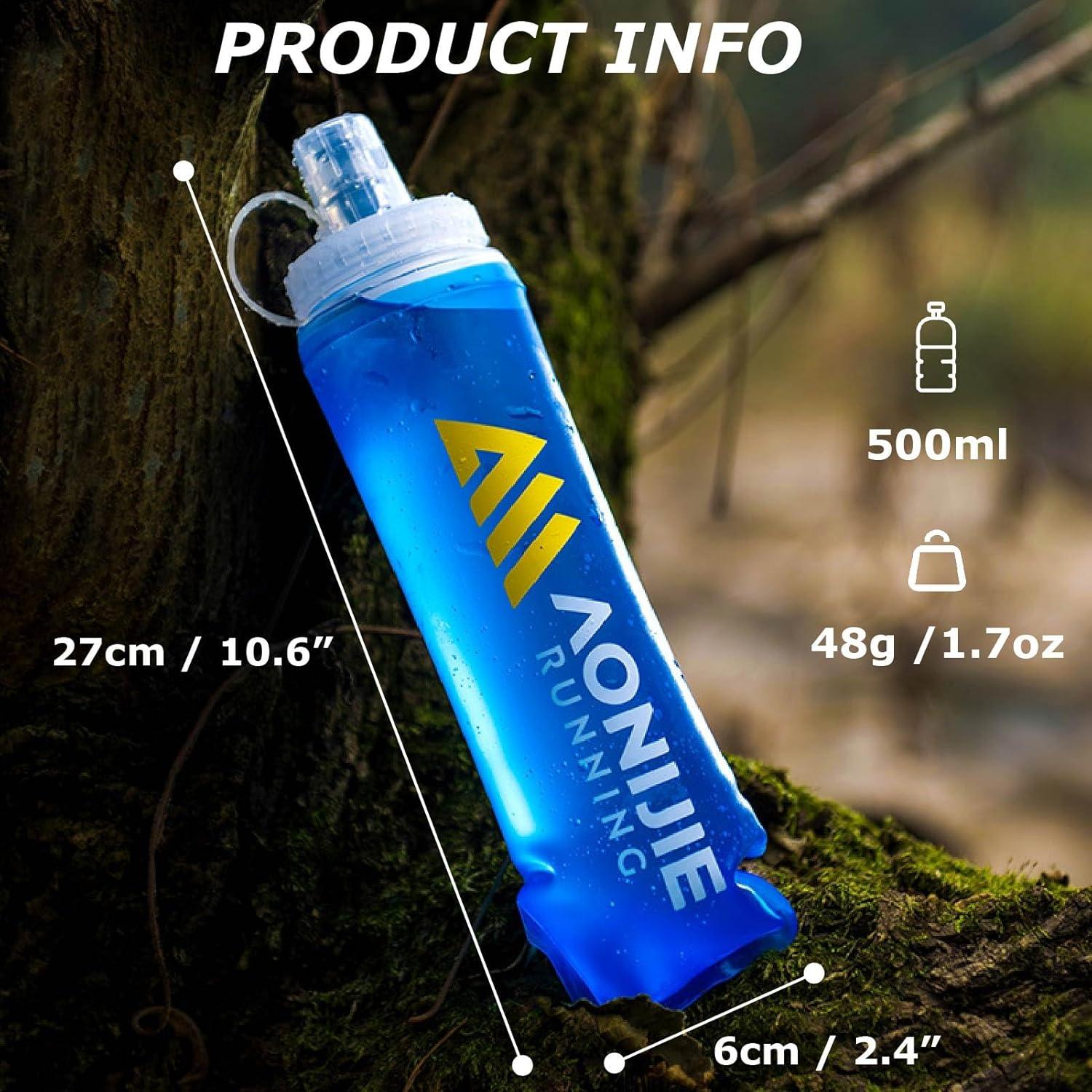 Botella Plegable YAPJEB 500ml TPU Boca Ancha Libre BPA