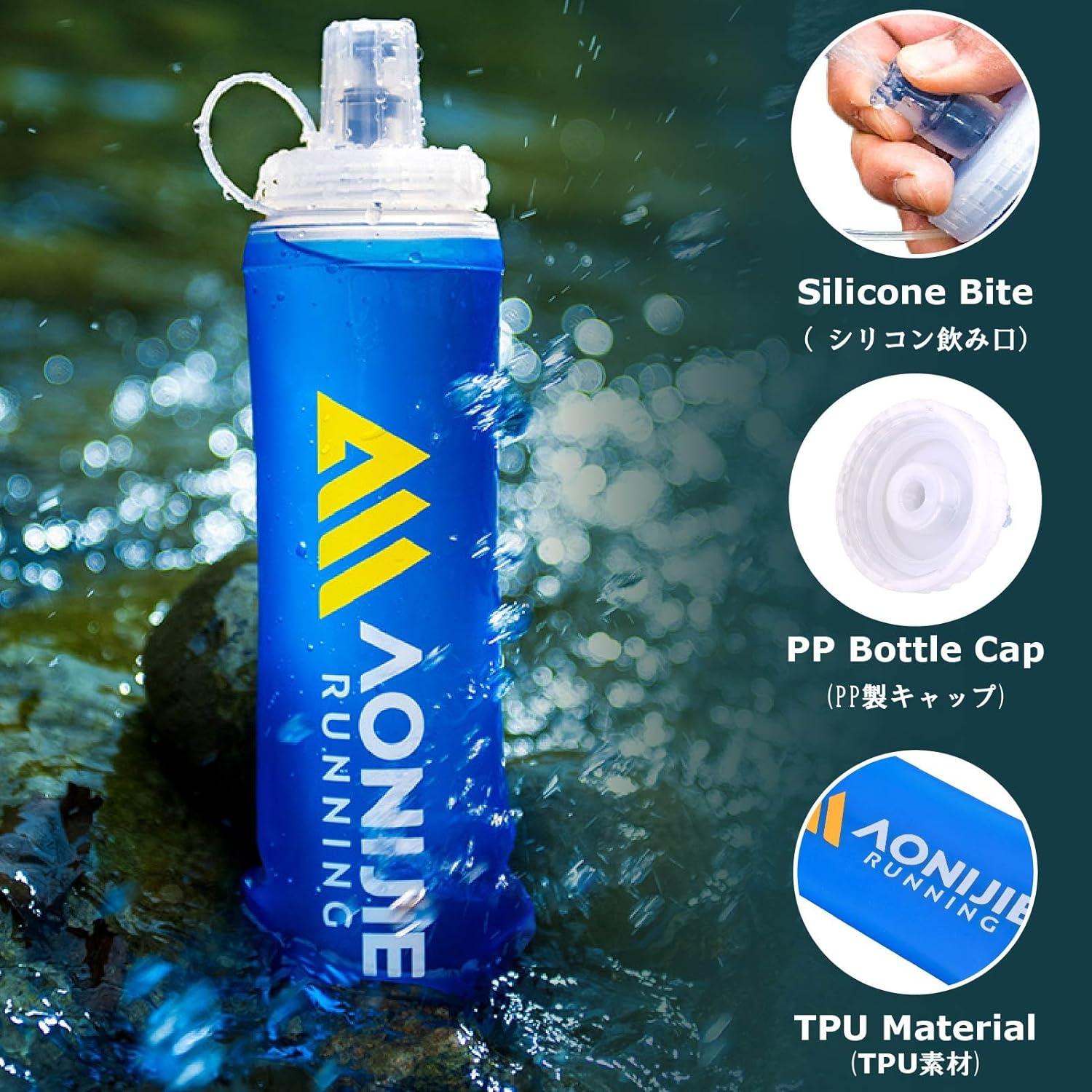 Botella Plegable YAPJEB 500ml TPU Boca Ancha Libre BPA