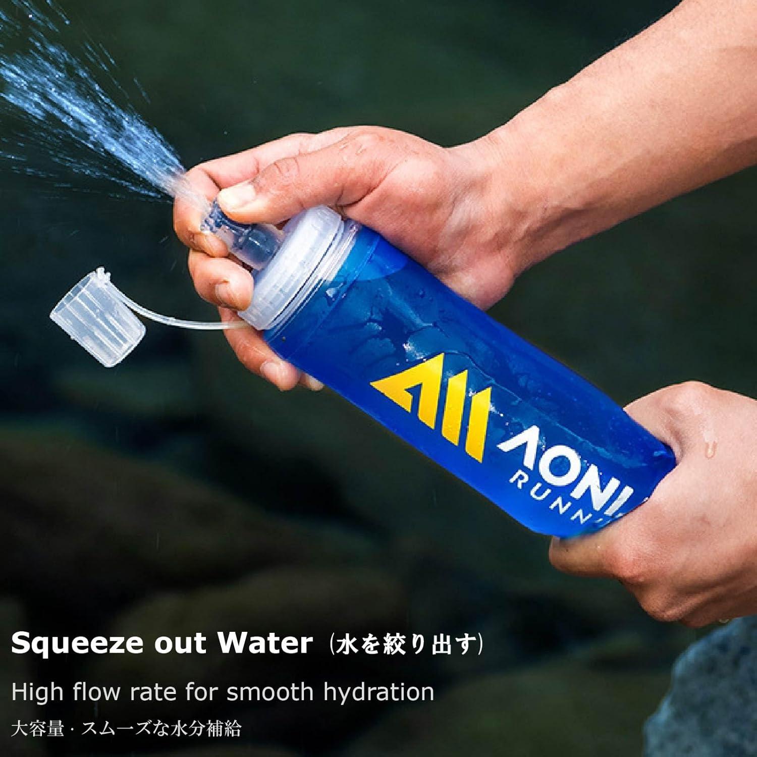 Botella Plegable YAPJEB 500ml TPU Boca Ancha Libre BPA