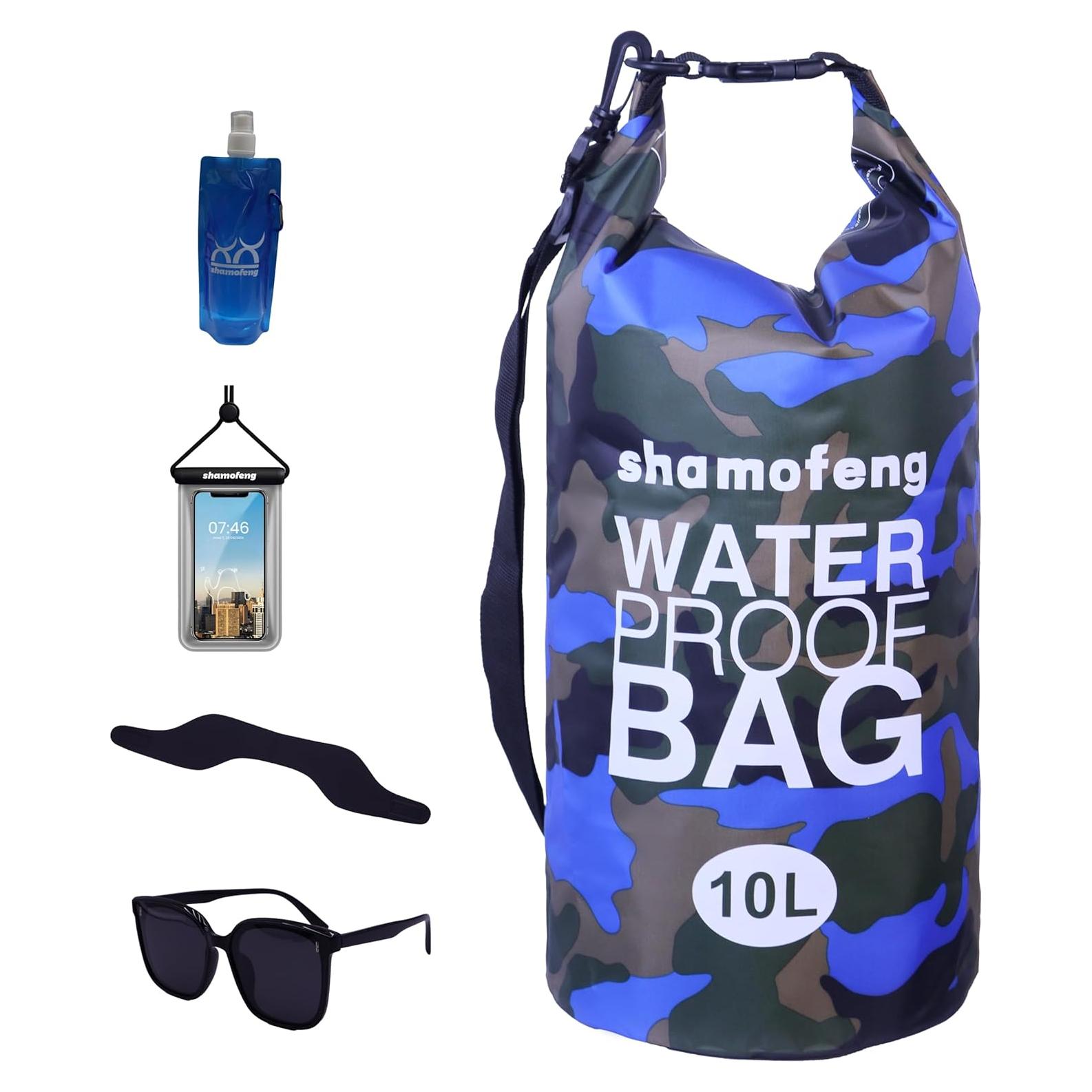 Bolsa Impermeable 10L Shamofeng con Accesorios para Aventura