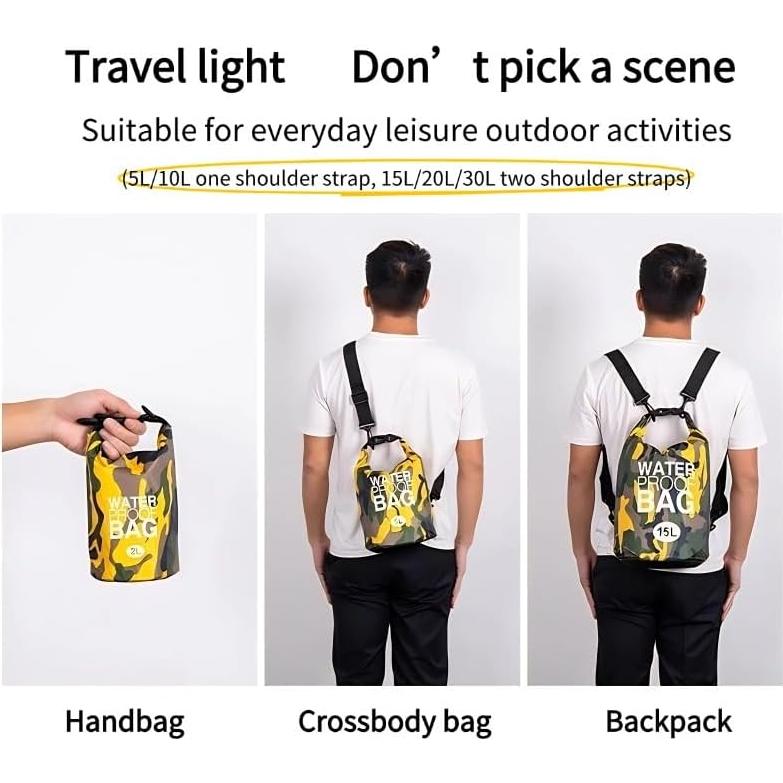 Bolsa Impermeable 10L Shamofeng con Accesorios para Aventura