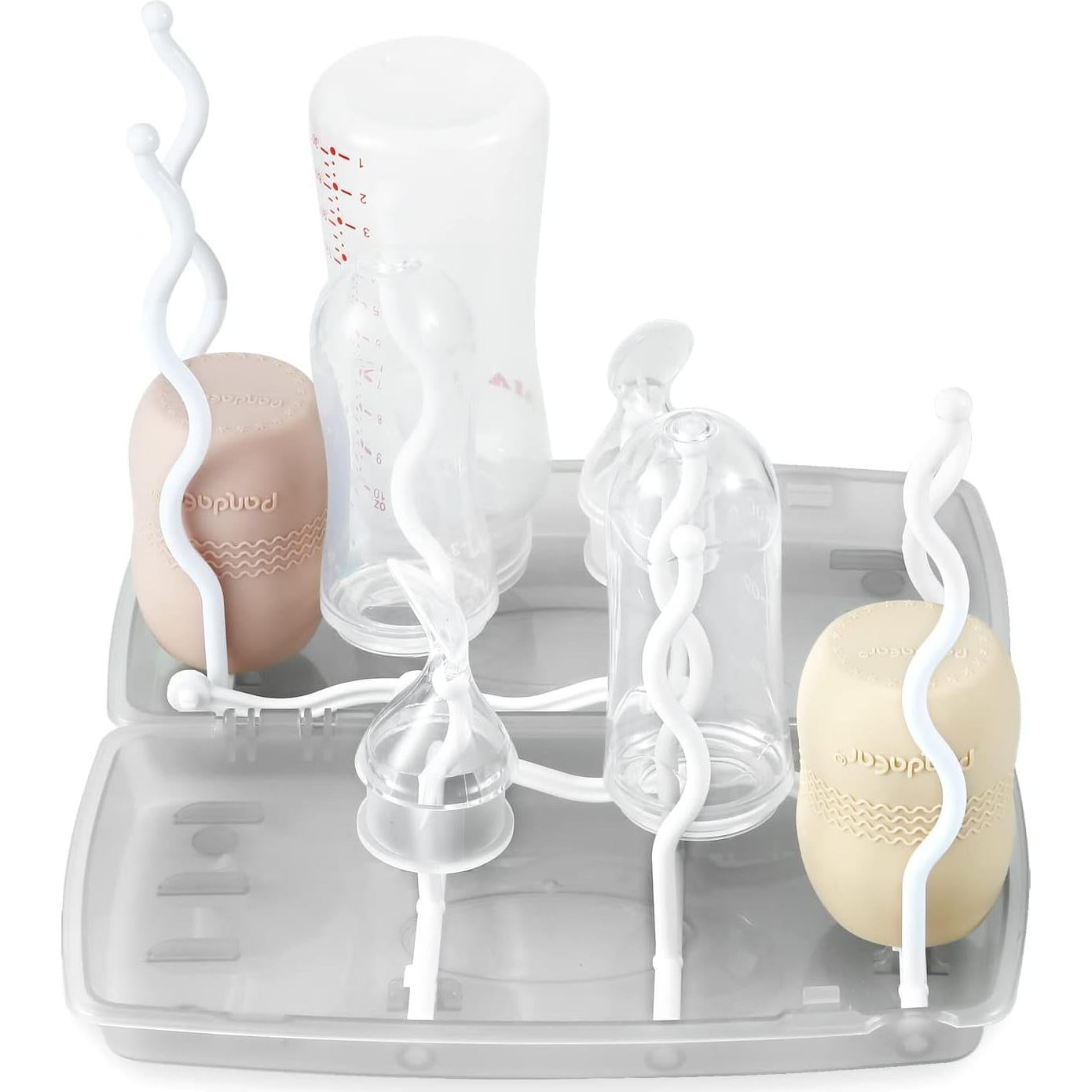 Soporte para Secado de Botellas de Bebé PandaEar Plegable 24.4x13.7 cm