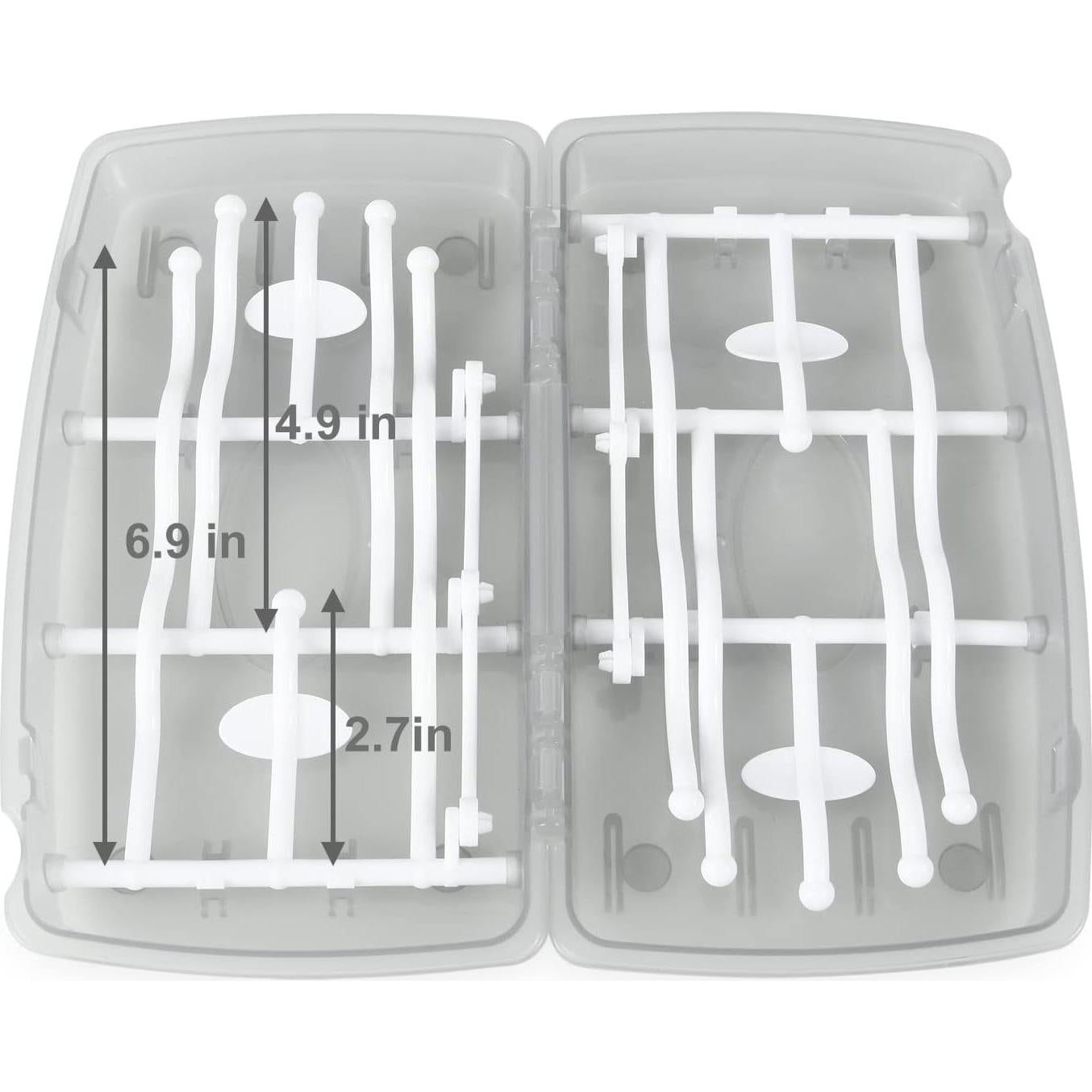 Soporte para Secado de Botellas de Bebé PandaEar Plegable 24.4x13.7 cm