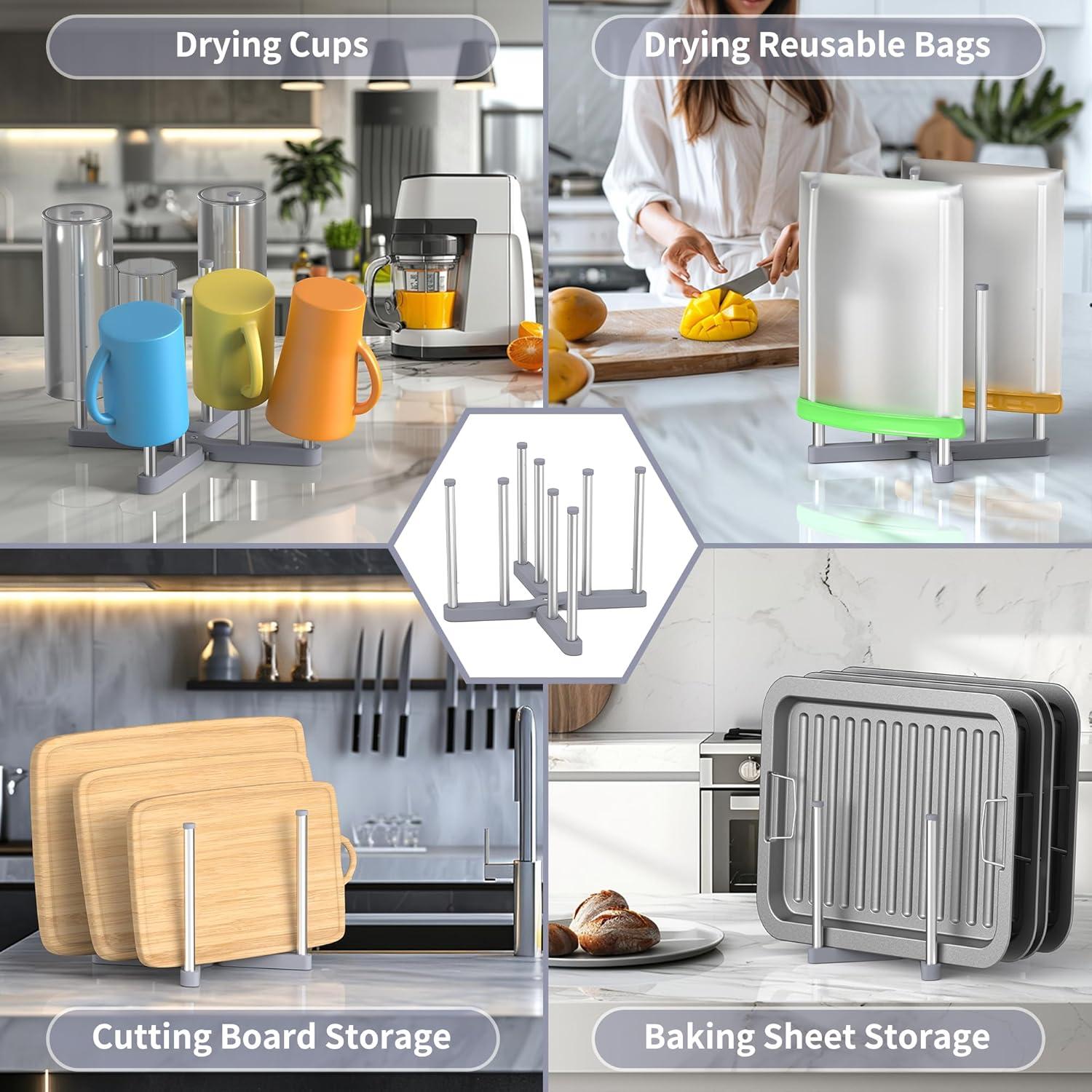 Soporte Plegable para Secar Biberones y Botellas VAEKUCEAN