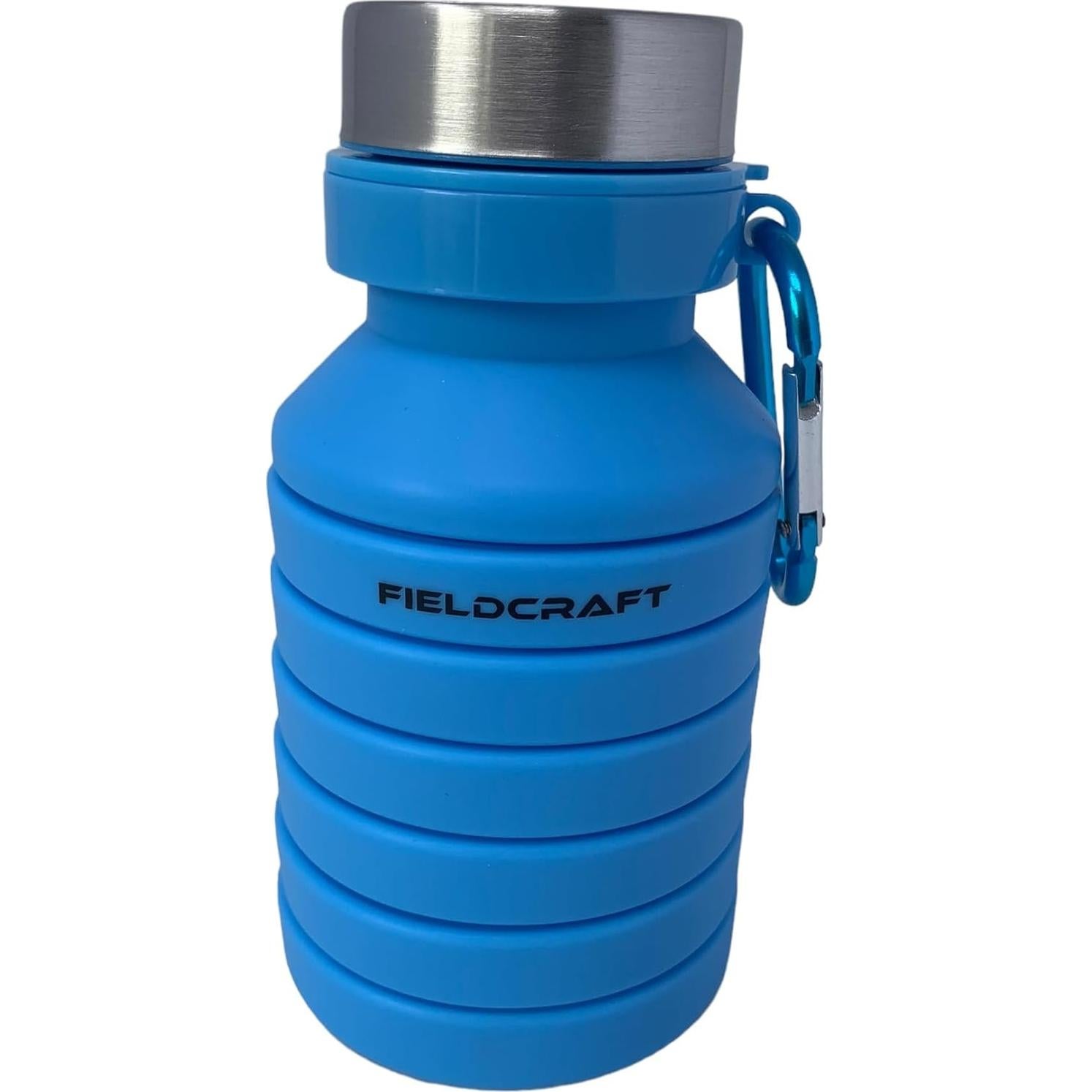 Botella de Agua Plegable Fieldcraft 750ml Silicona Azul