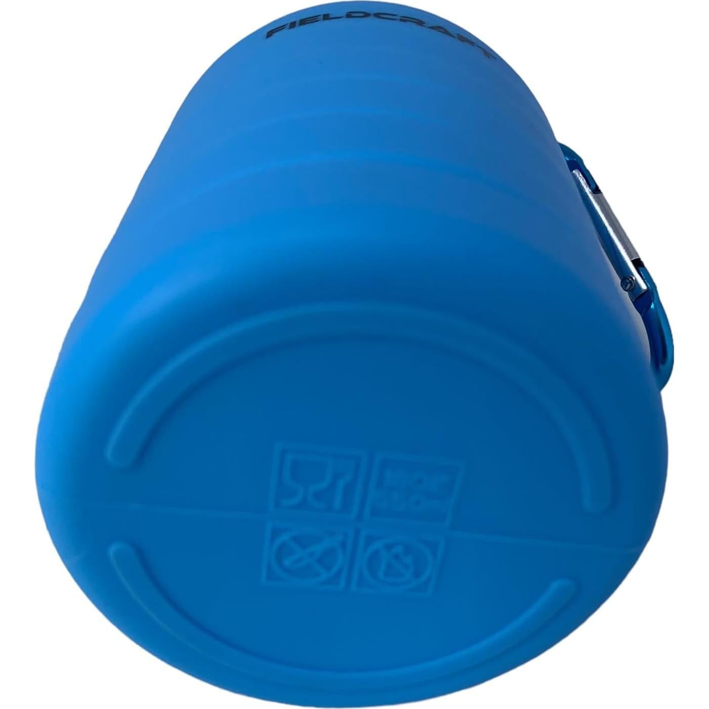 Botella de Agua Plegable Fieldcraft 750ml Silicona Azul