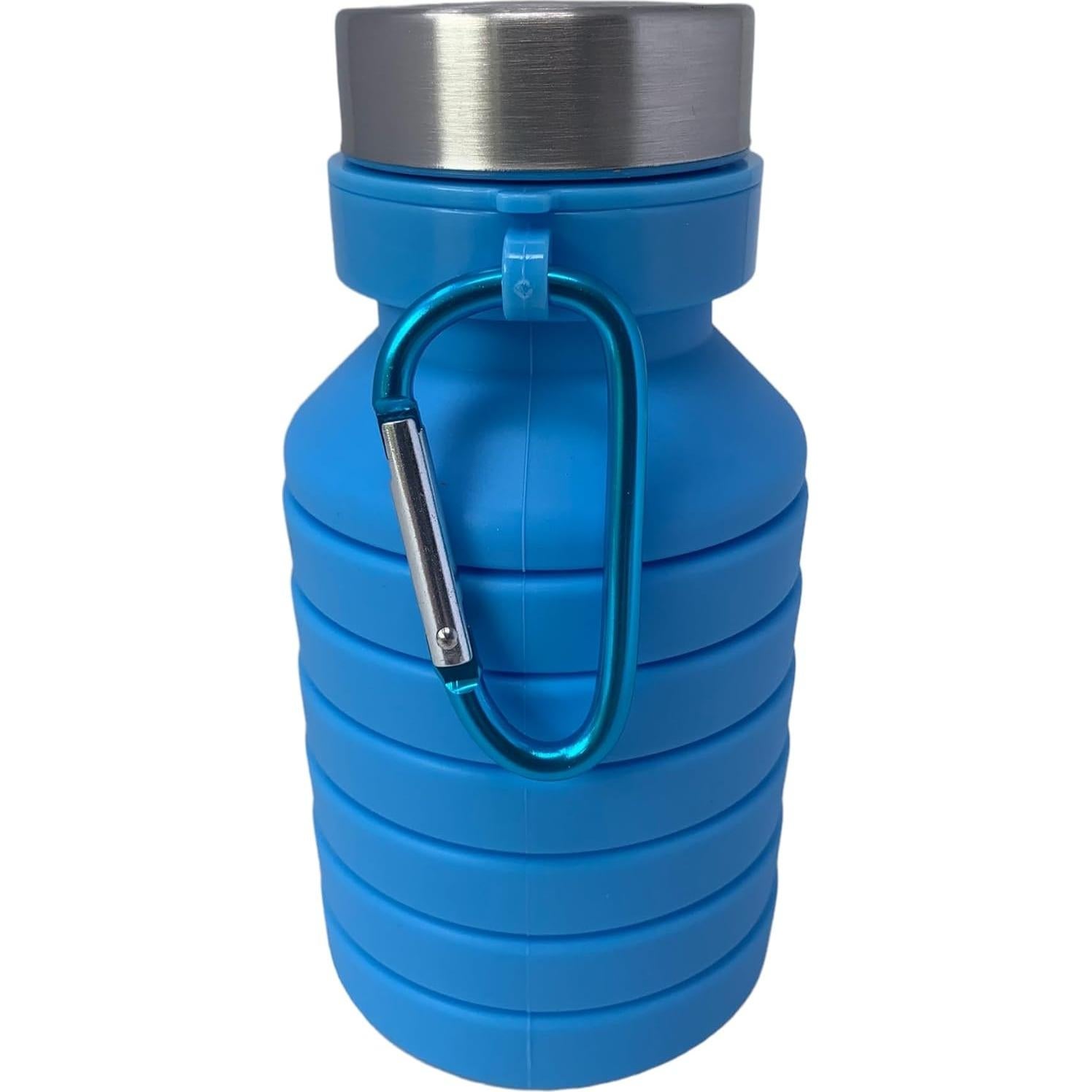 Botella de Agua Plegable Fieldcraft 750ml Silicona Azul