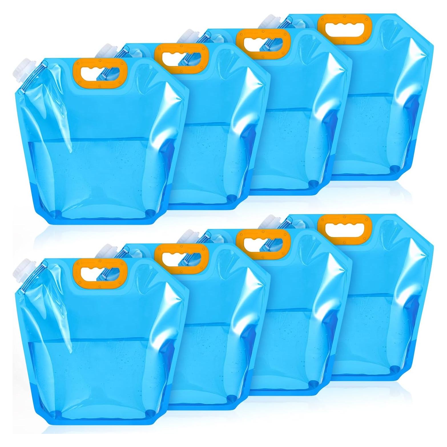 Bolsa de Almacenamiento de Agua Colapsable Tessco 8 Pcs 4.9L