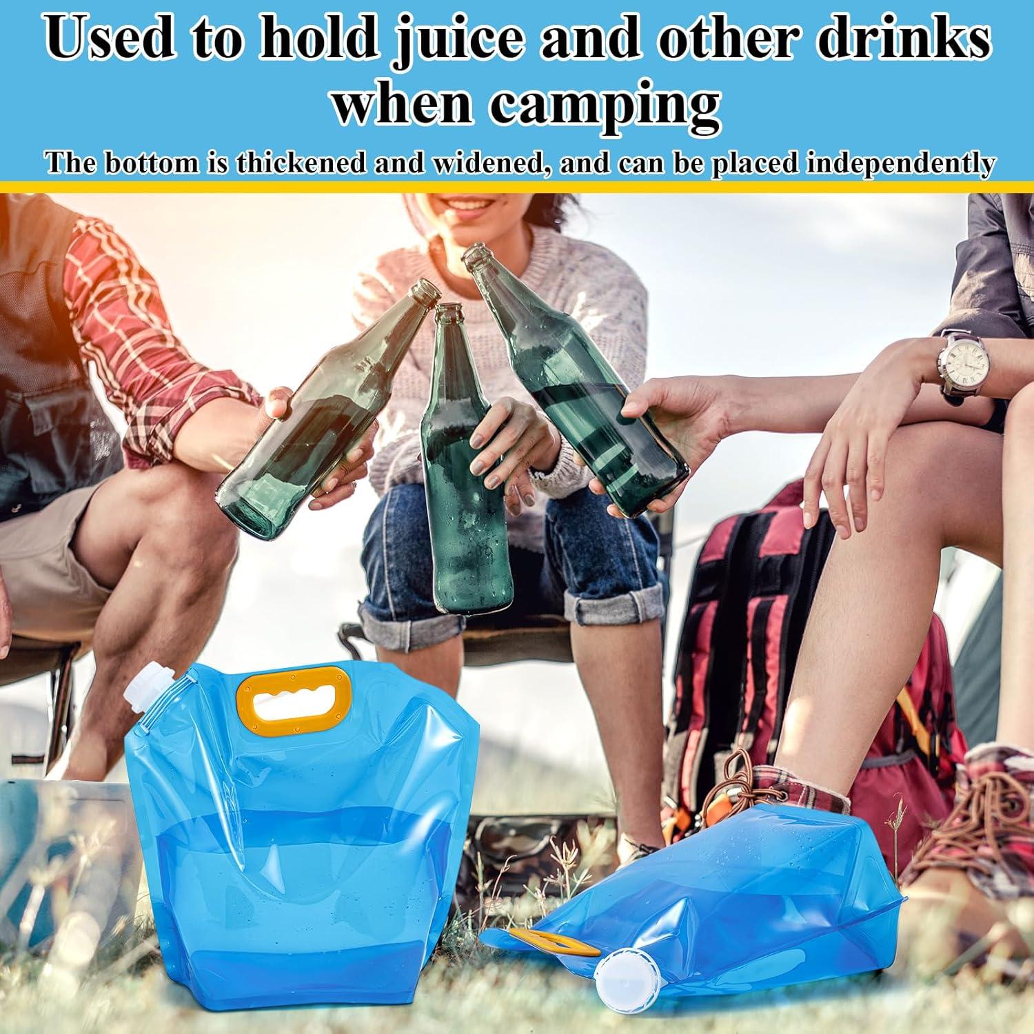 Bolsa de Almacenamiento de Agua Colapsable Tessco 8 Pcs 4.9L