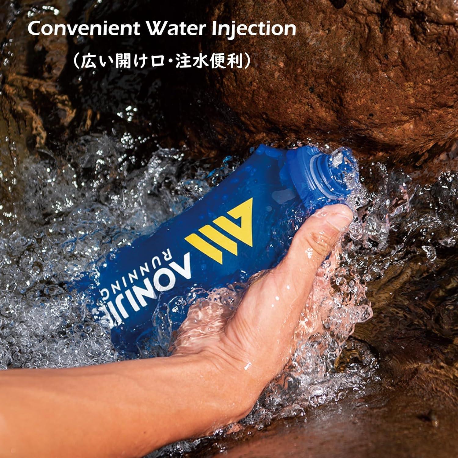 Botellas de Agua Colapsables TRIWONDER 500ml Paquete de 2