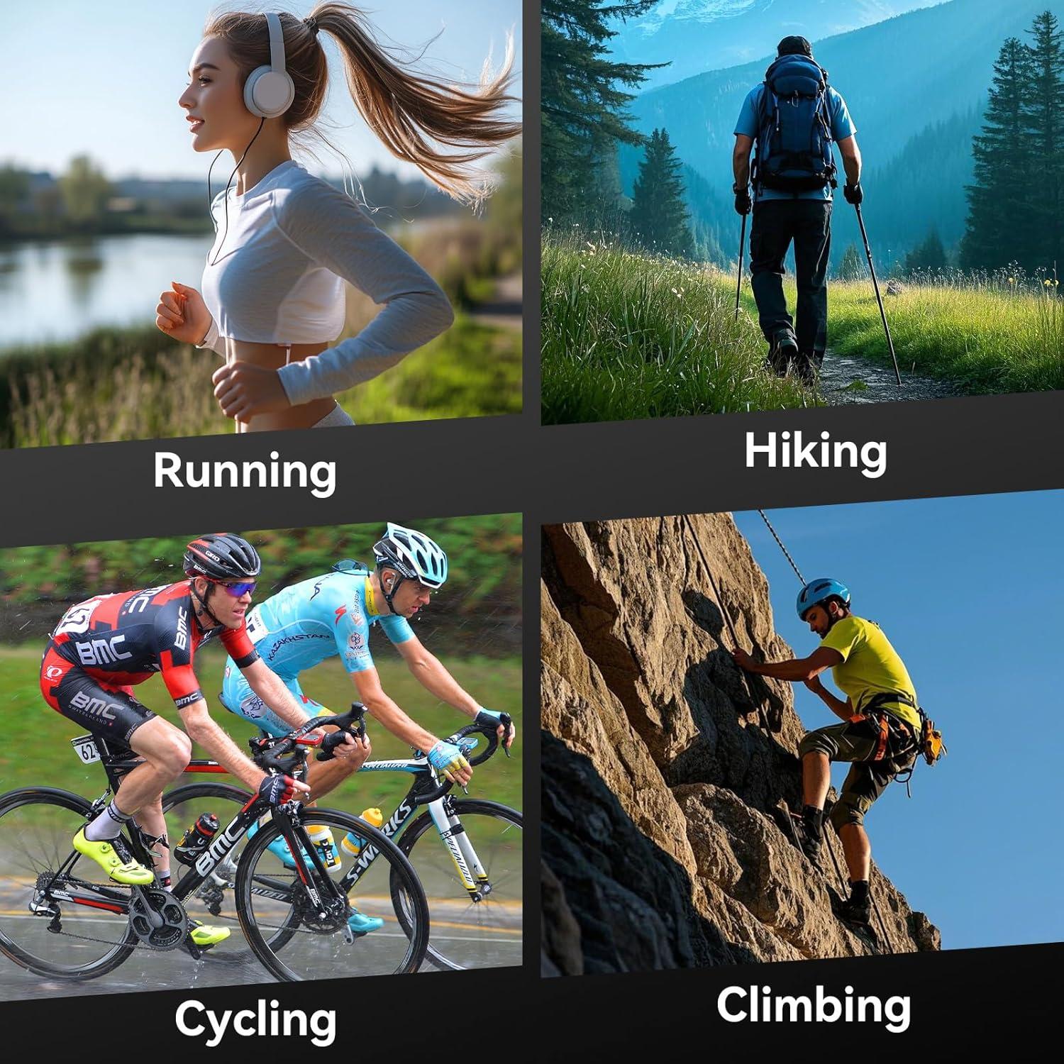 Botella Colapsable SHELEMB 500ml Azul para Deportes y Viajes