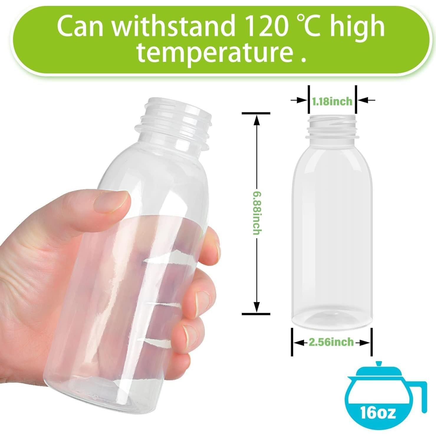 Botellas Reutilizables EONJOE 16oz PP5 A Prueba de Lavavajillas