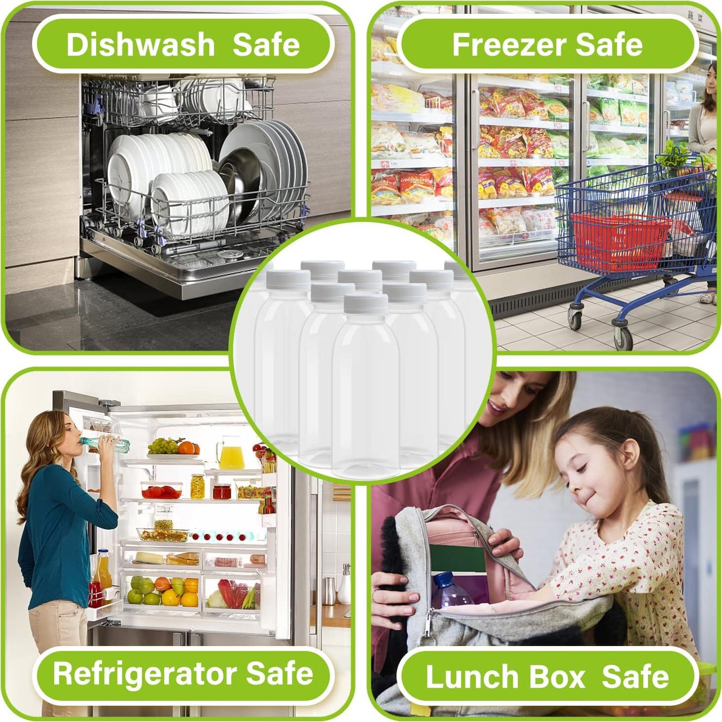 Botellas Reutilizables EONJOE 16oz PP5 A Prueba de Lavavajillas