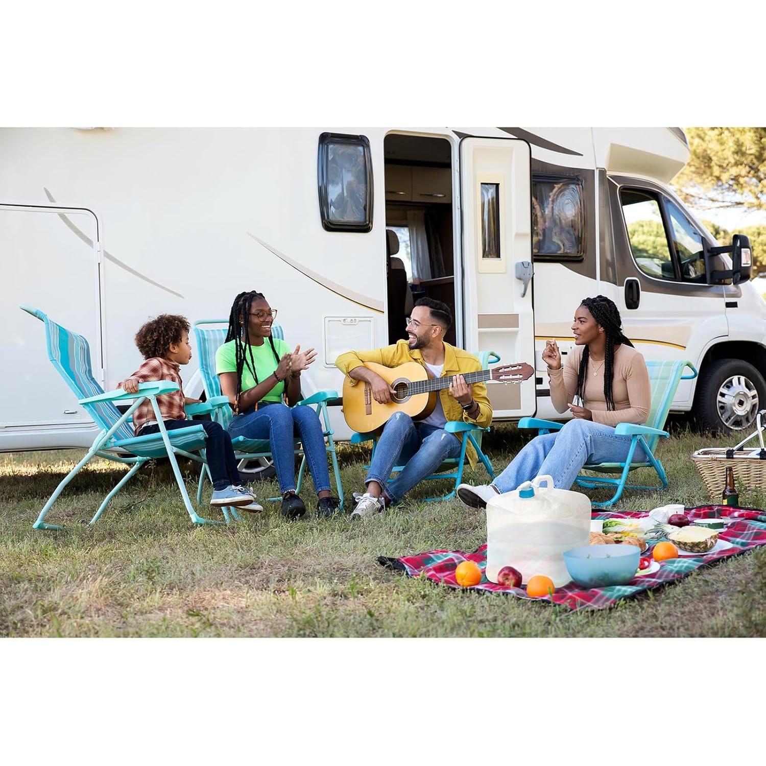 Contenedor de Agua Plegable ITRAZ 20L con Grifo - Libre de BPA