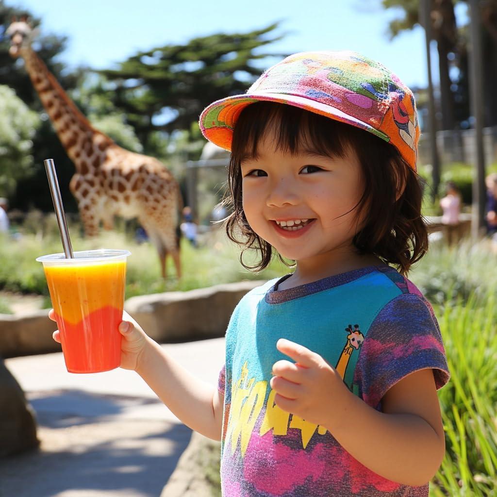 Juego de Popotes Reutilizables FIDELLI de Acero Inoxidable - 3 Piezas