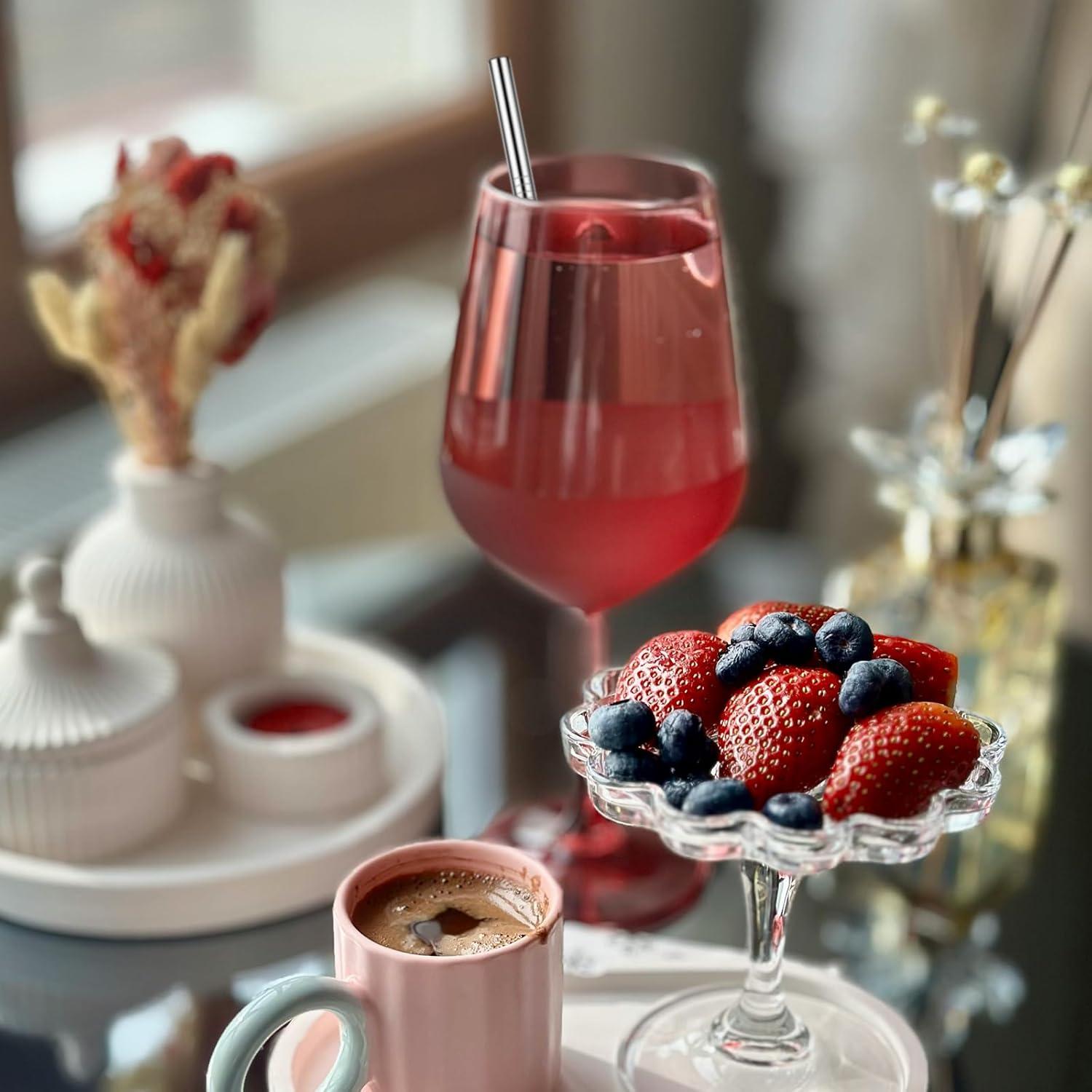 Paquete de 10 Pajitas Metálicas Reutilizables SynHHergyx 12.7 cm