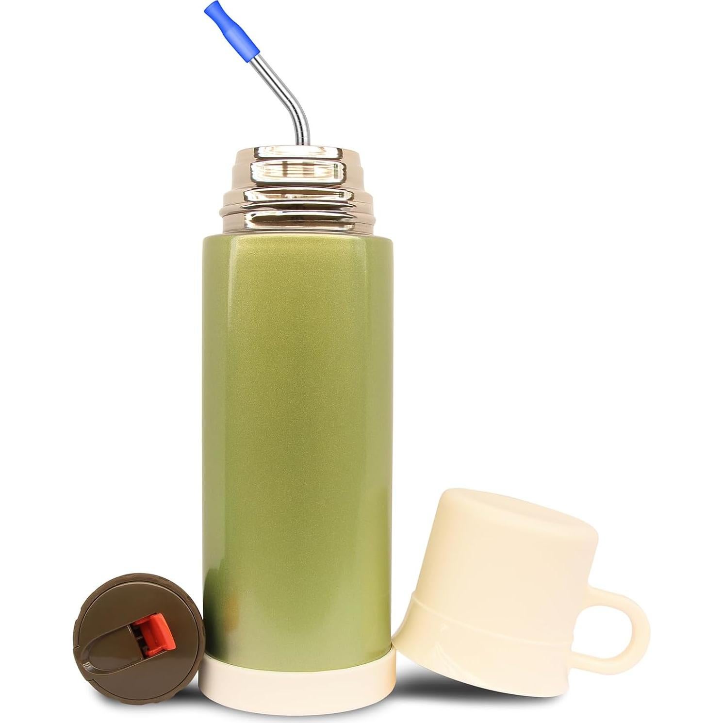 Pajillas de Acero Inoxidable Patelai 35 cm Reutilizables 10 Pzas