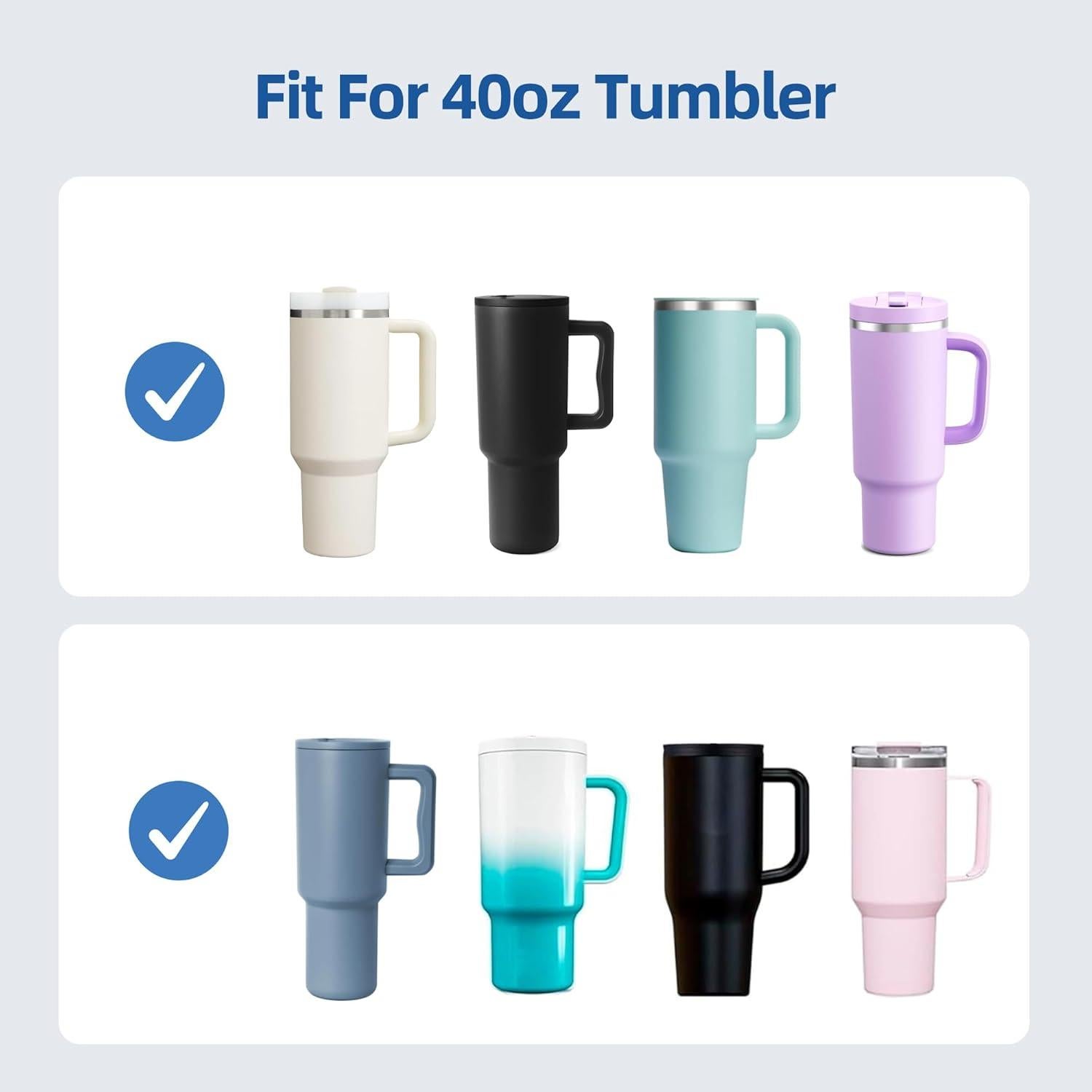 Juego de 5 Pajitas de Acero Inoxidable JINRICH 40 cm Reutilizables