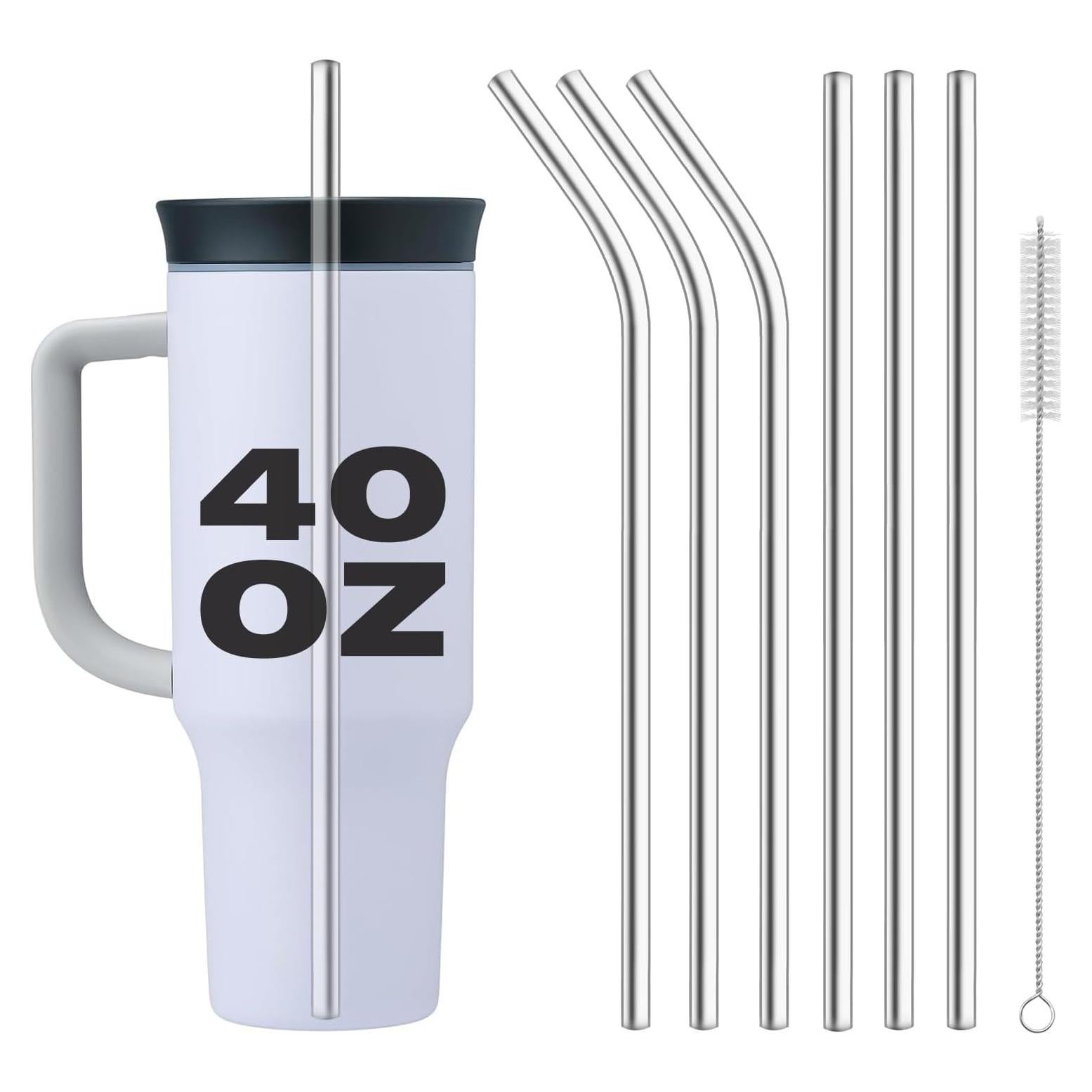 Popotes de Acero Inoxidable Taladad para Owala 40oz - 6 Piezas