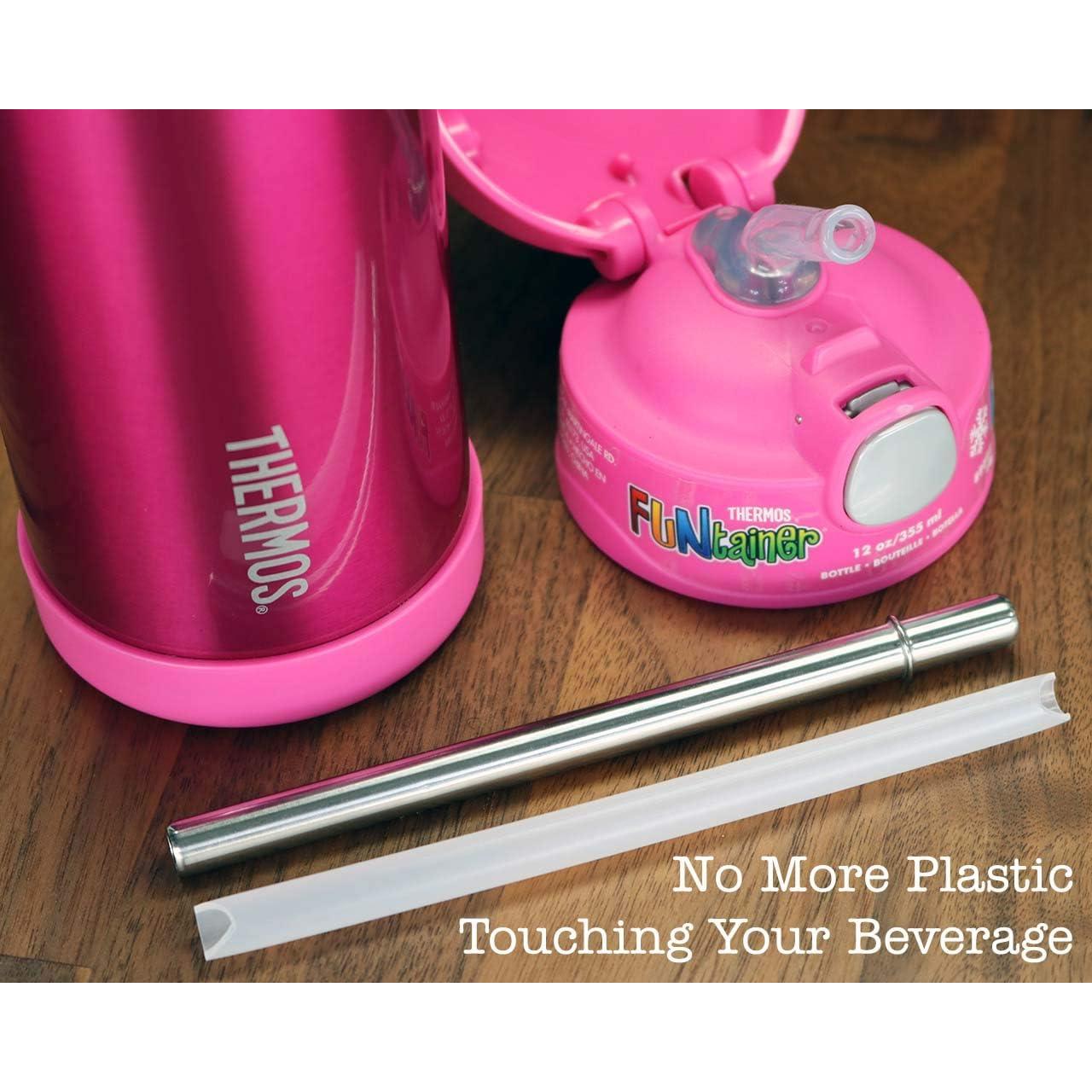 Popotes de Acero Inoxidable Cortos Mason Jar Lifestyle 12.7cm