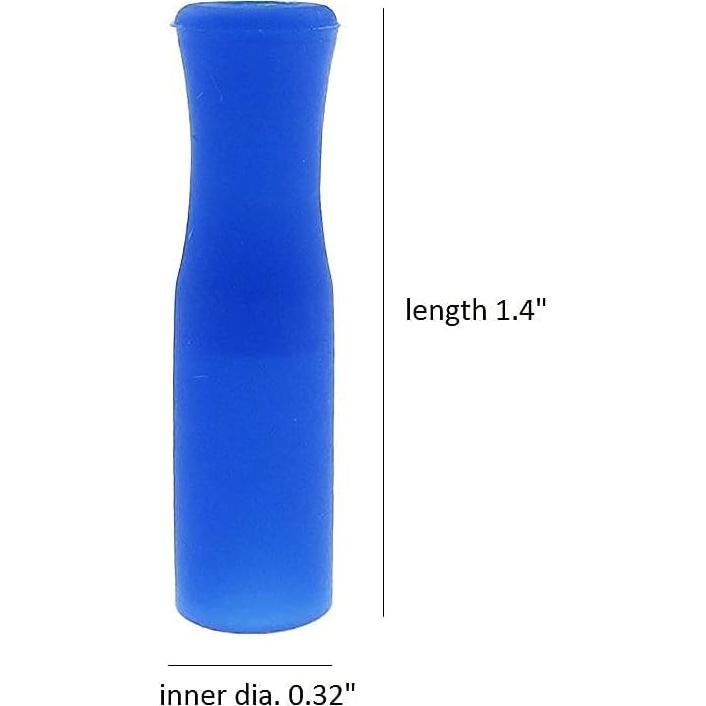 Popotes de Acero Inoxidable JIEFU 35cm Anchos Reutilizables 4pcs