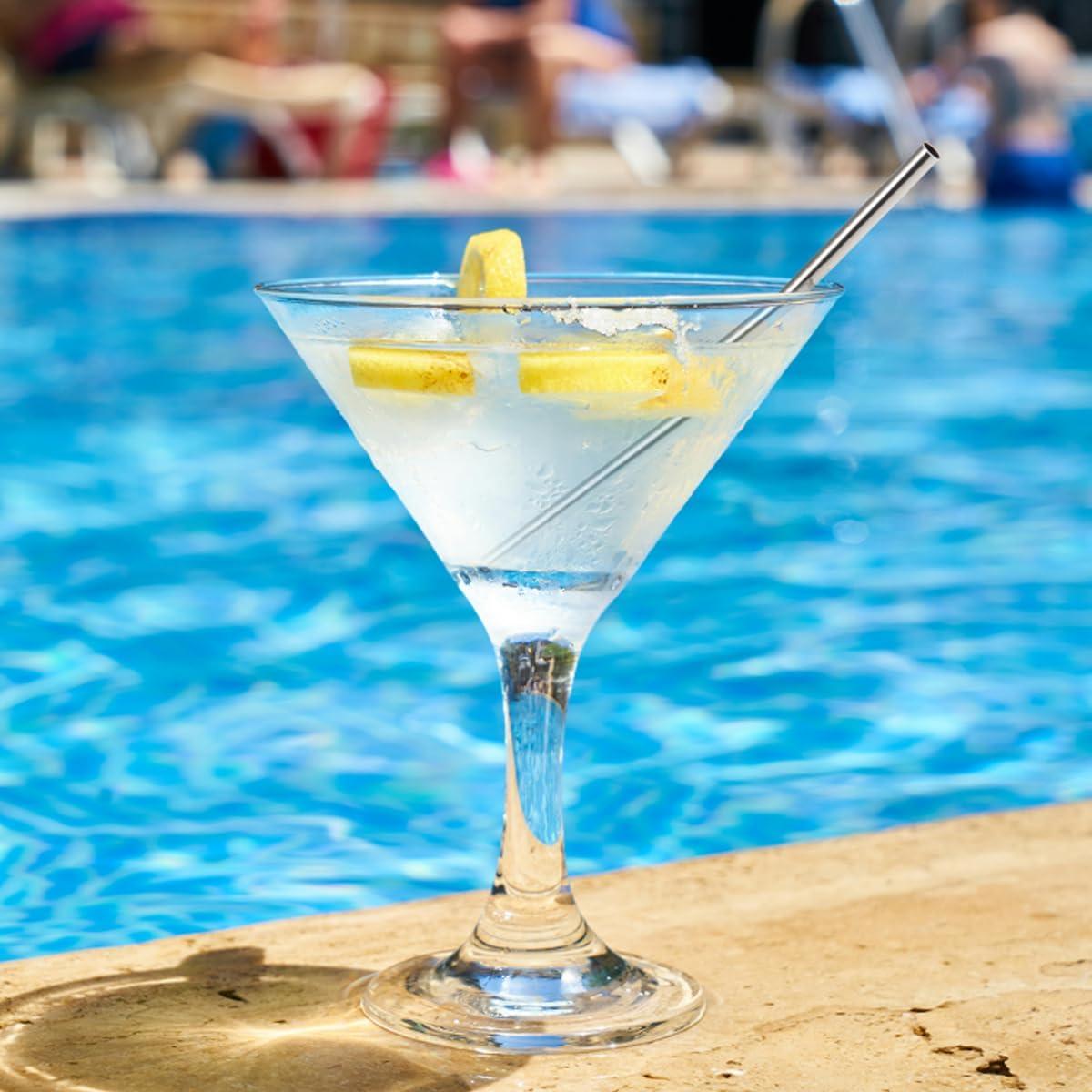 Paquete de 16 Pajitas de Metal Reutilizables MCEUS 12.7 cm