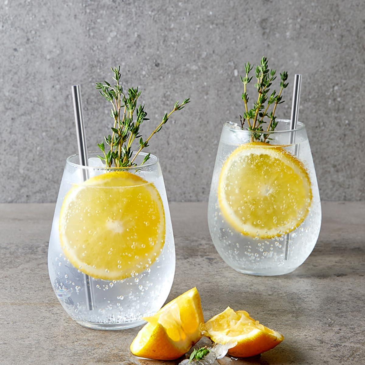 Paquete de 16 Pajitas de Metal Reutilizables MCEUS 12.7 cm