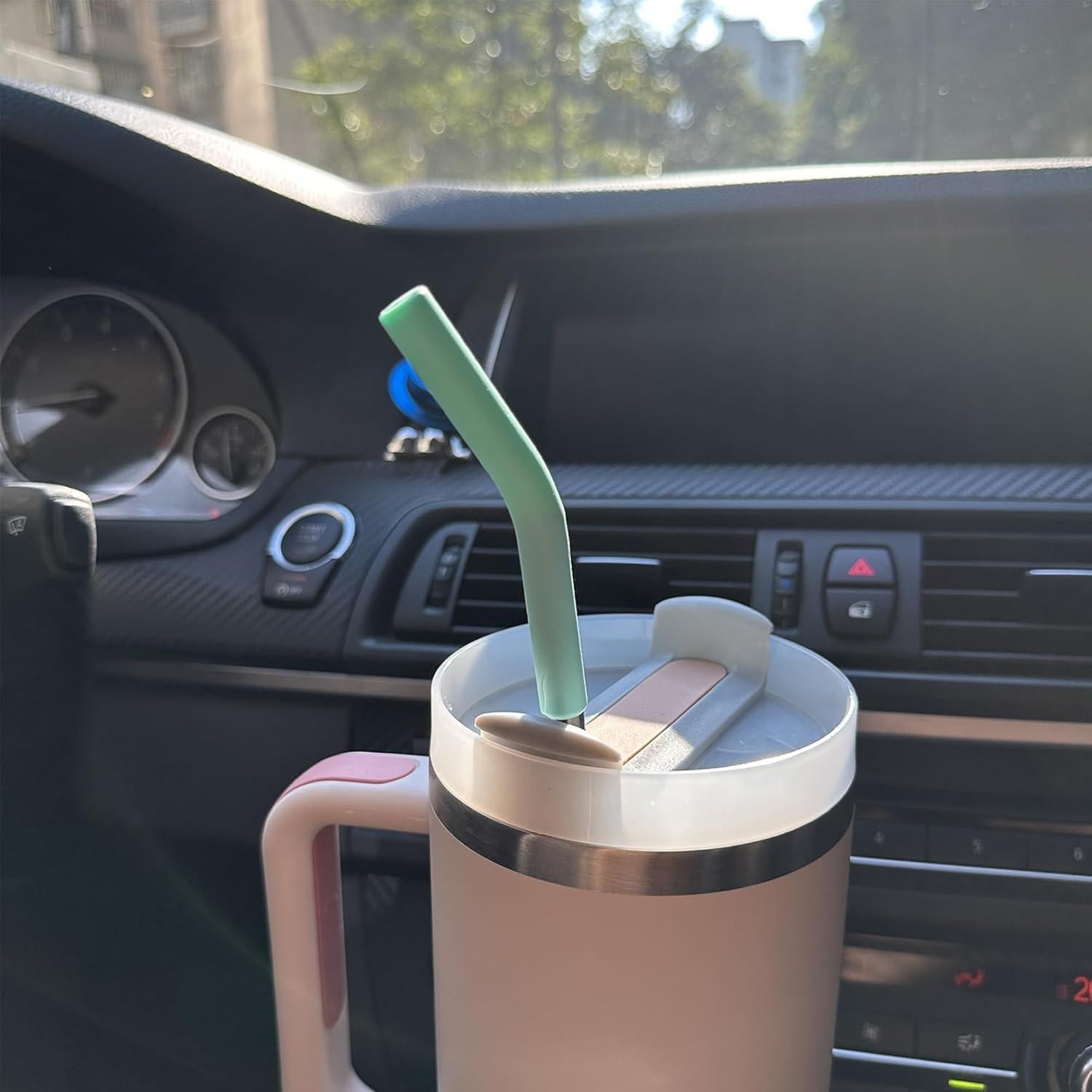 Paquete de 6 Pajitas Reutilizables de Acero Inoxidable Sztumbo